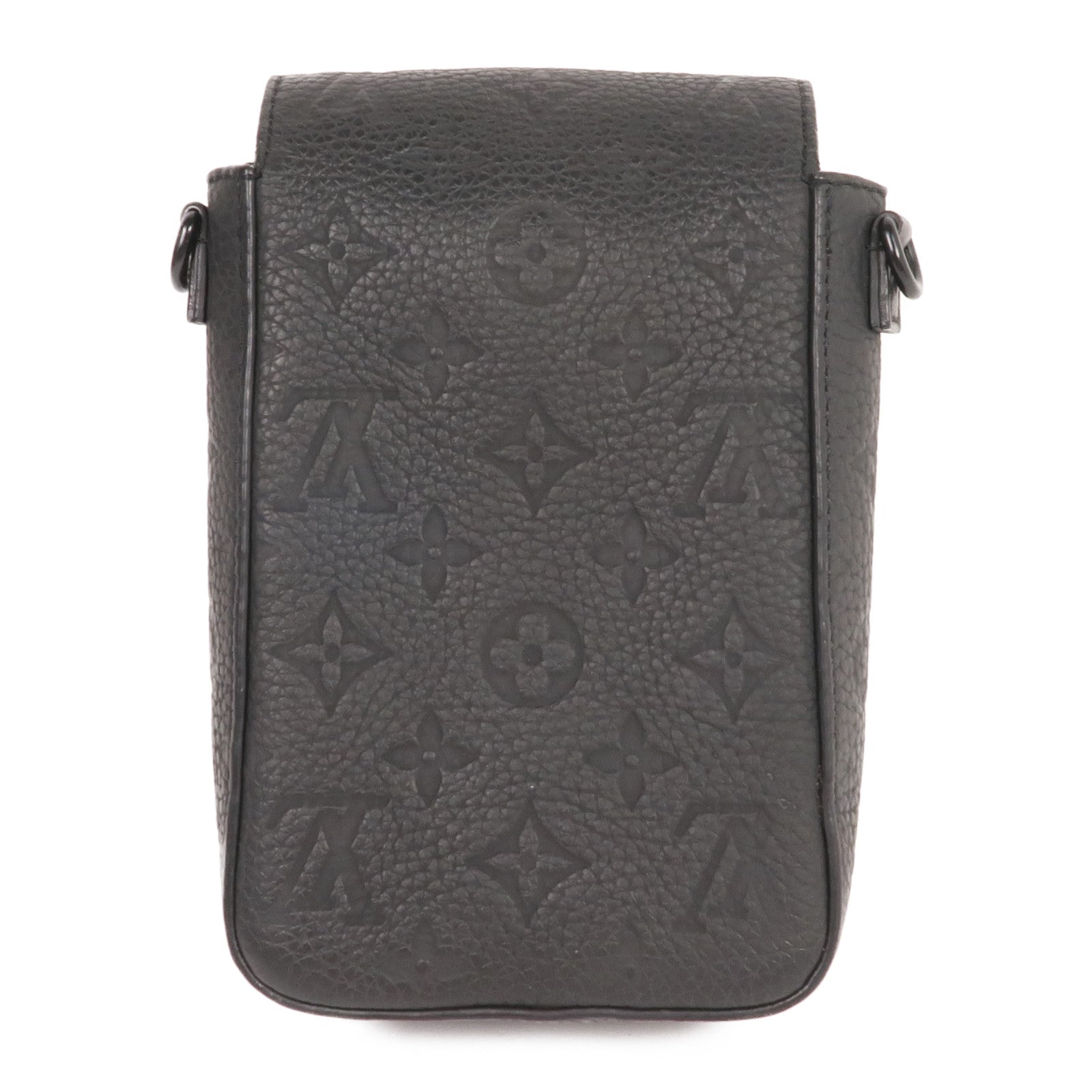 LOUIS VUITTON Monogram Taurillon S-Lock Vertical Wearable肩背袋