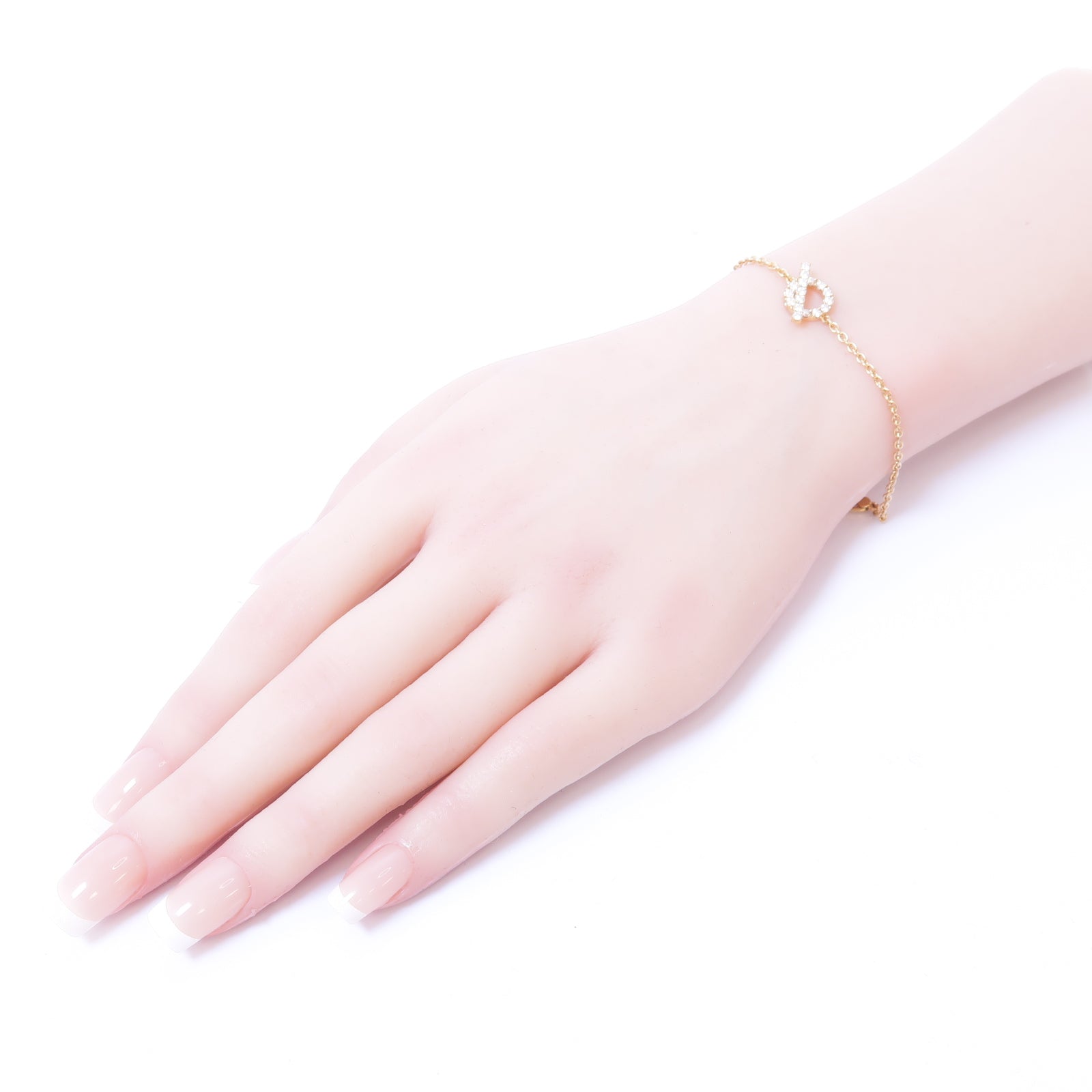 HERMES 18K玫瑰金Finesse Diamond Bracelet 0.55ct鑚石手鏈