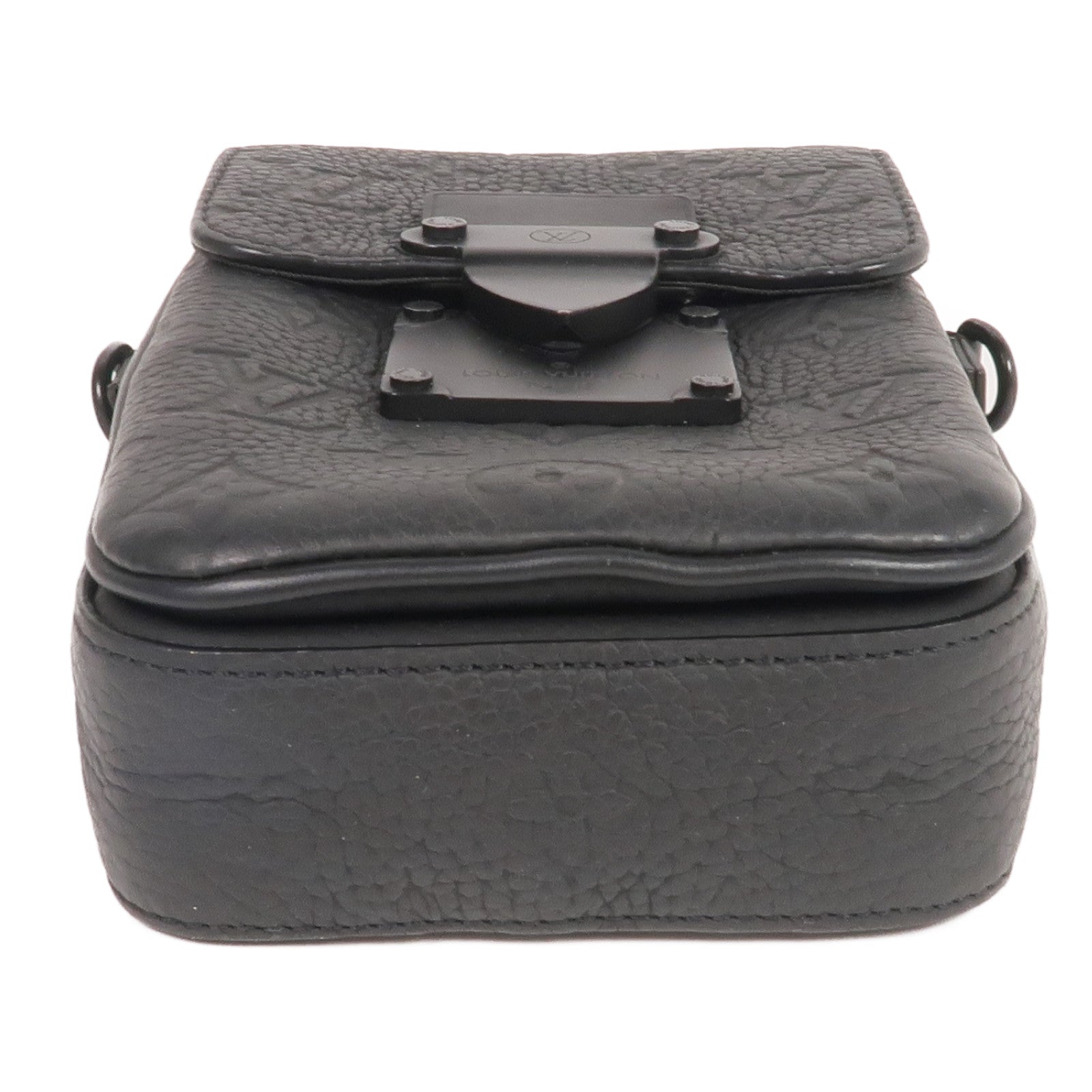 LOUIS VUITTON Monogram Taurillon S-Lock Vertical Wearable肩背袋