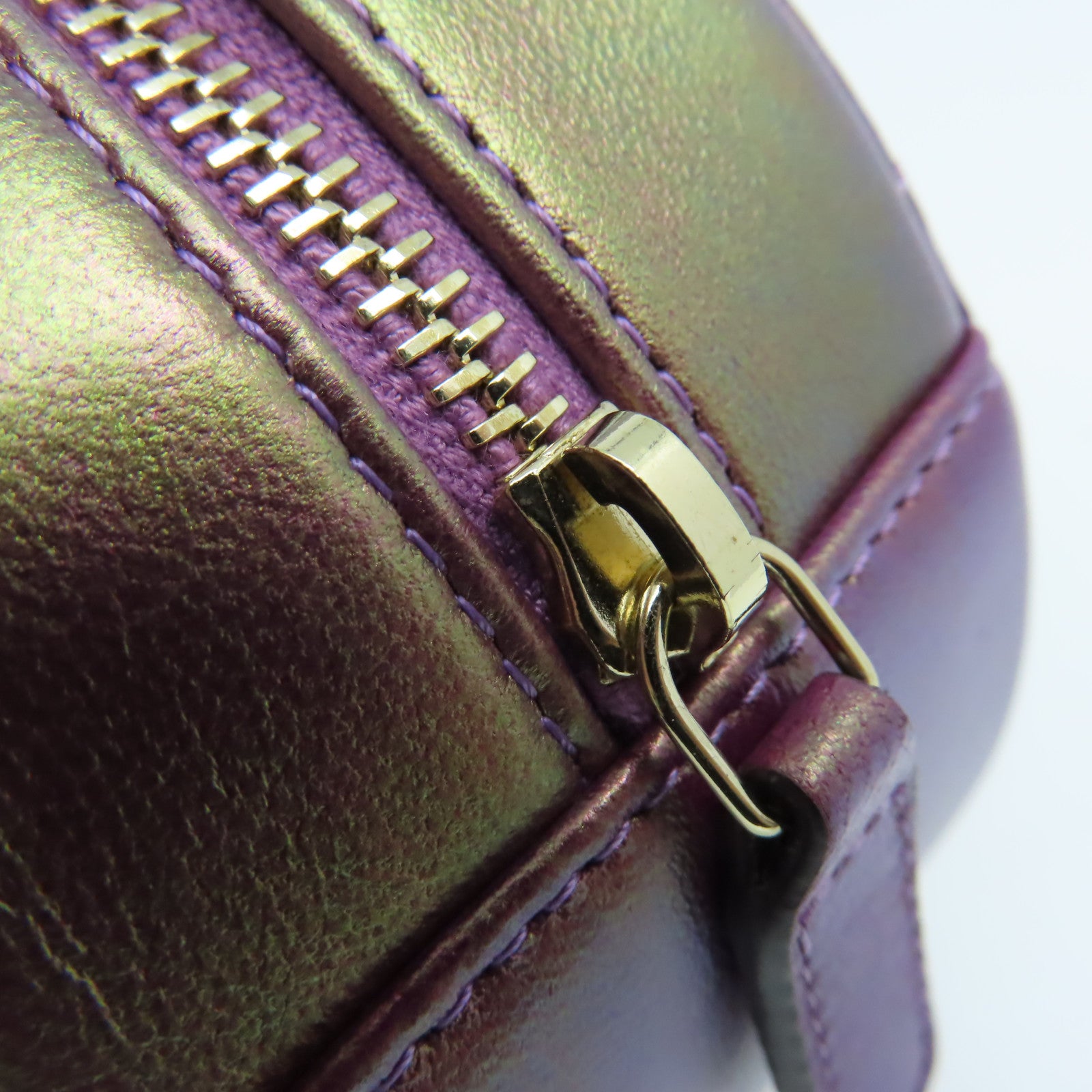 CHANEL 【激減優惠】菱格羊皮皮革Chain Shoulder Bag金扣鏈帶肩背袋紫色