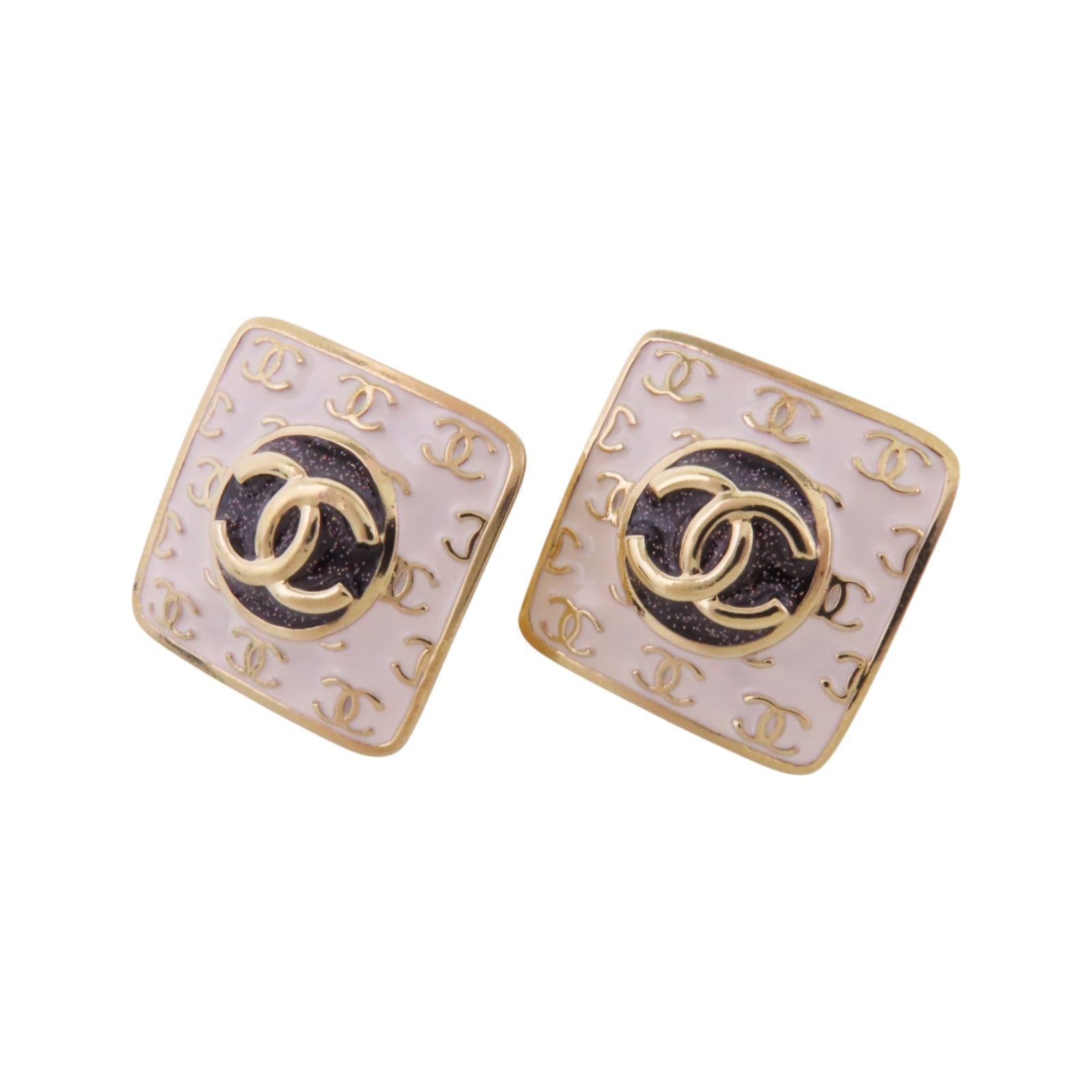 CHANEL 金屬Earrings金扣耳環