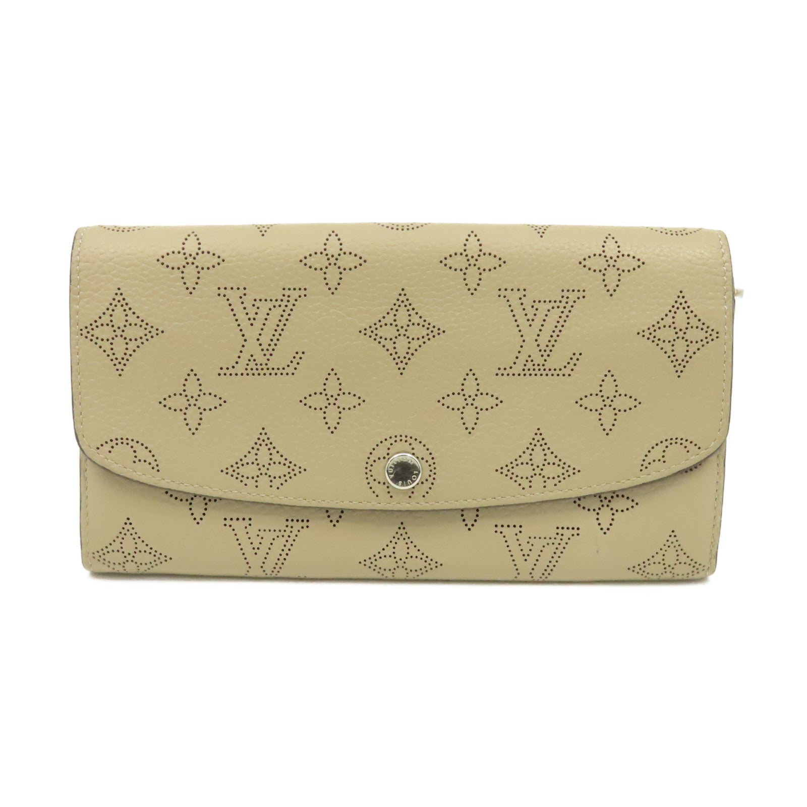 LOUIS VUITTON 【激減優惠】Mahina Portefeuille Iris Long Wallet長錢包杏色