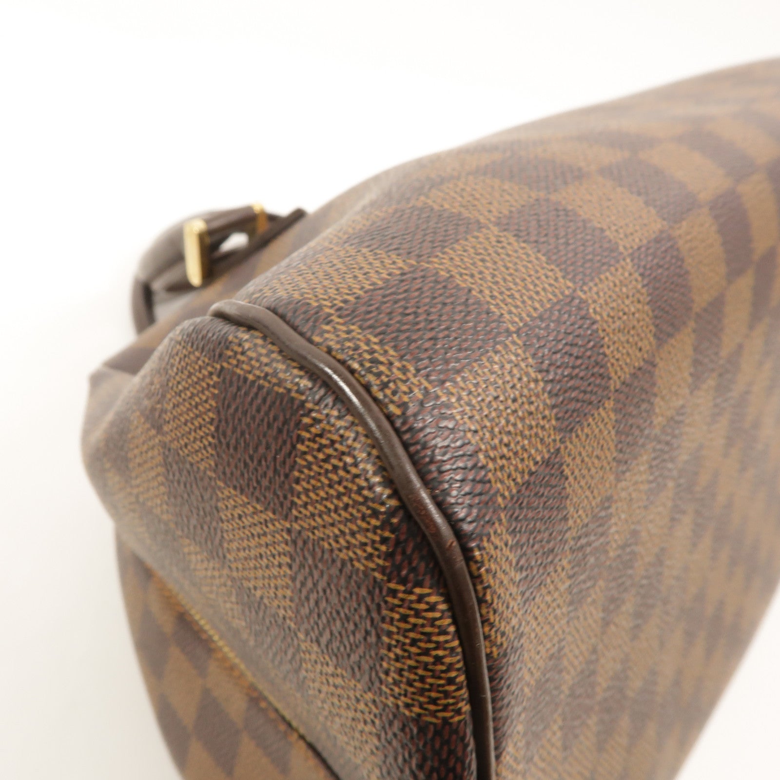 LOUIS VUITTON Damier Ribera MM金扣手挽袋