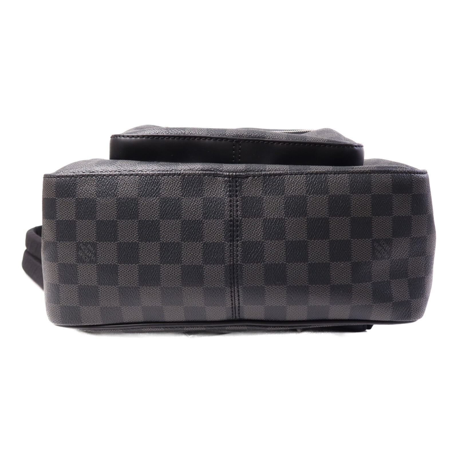 LOUIS VUITTON Damier Graphite Josh銀扣背包