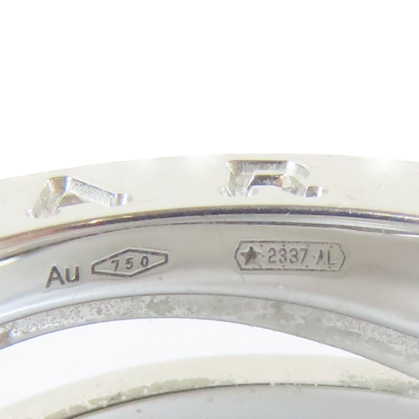 BVLGARI 18K白金B-zero1 Ring戒指Bvlgari#54/US#6.25