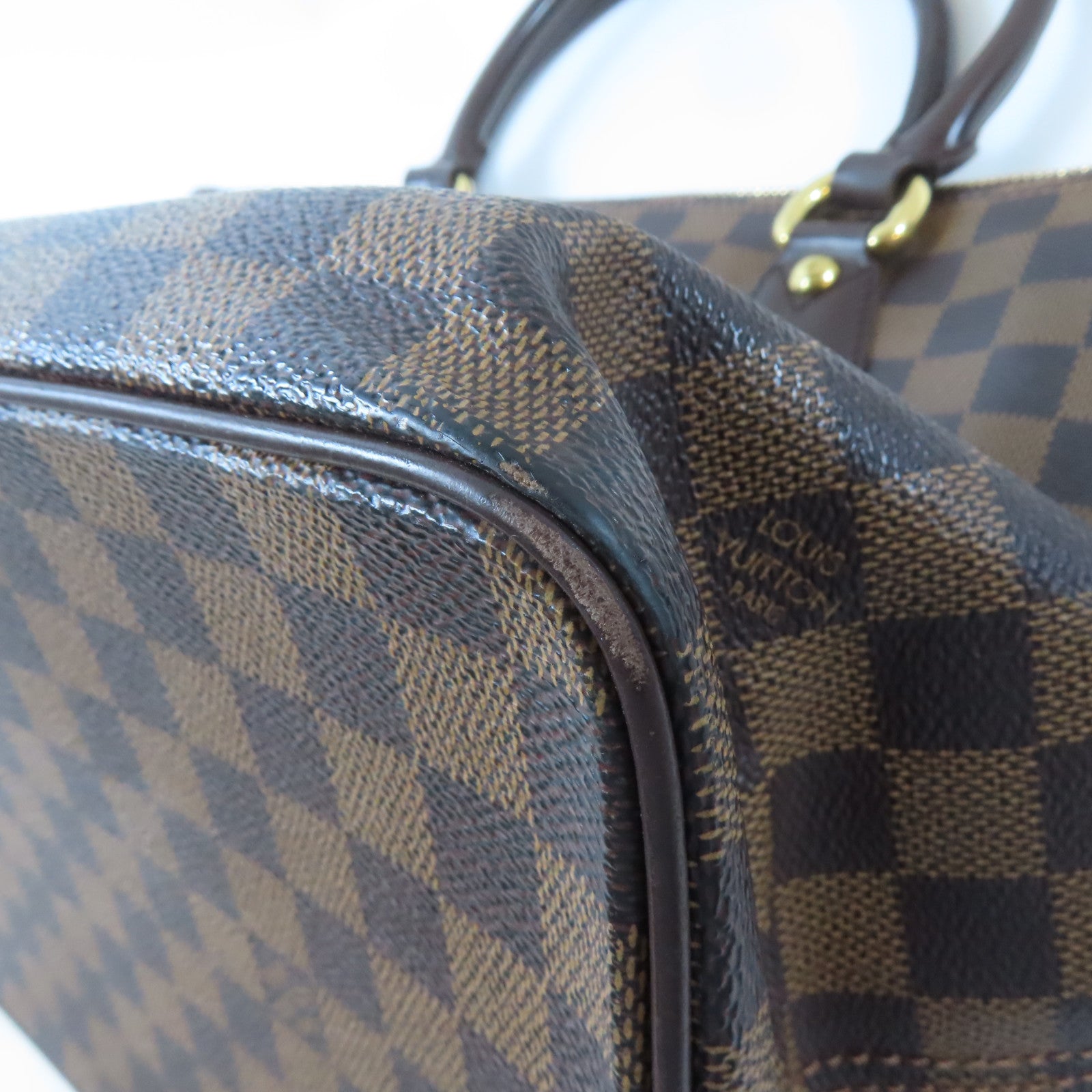 LOUIS VUITTON (PRICE DOWN) LV GHW Saleya MM Handbag N51188 Damier Brown