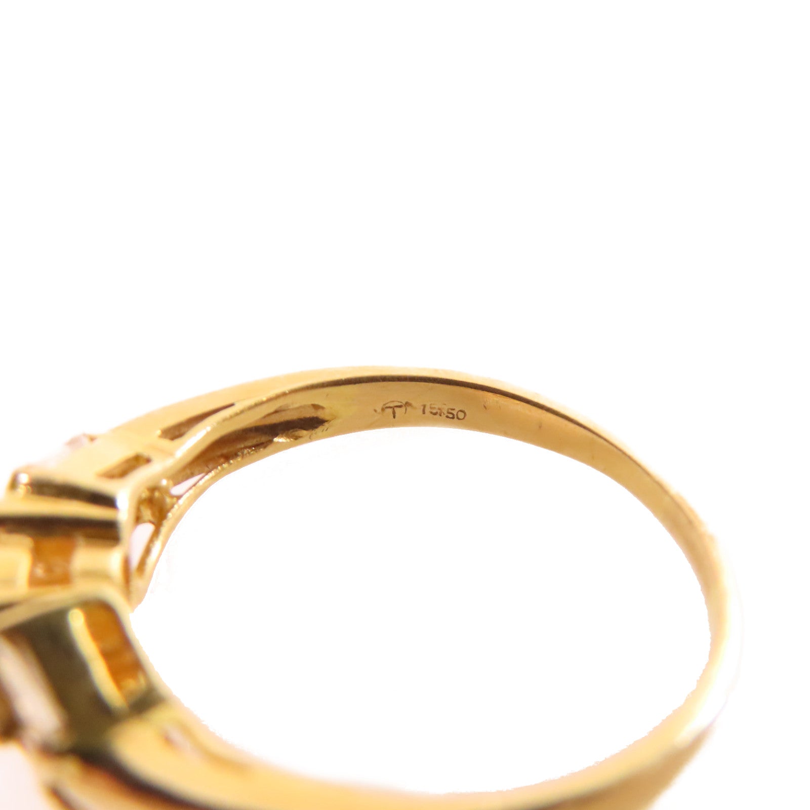 JEWELRY 【激減優惠】18K黃金/鑽石Diamond Ring戒指US#5.75