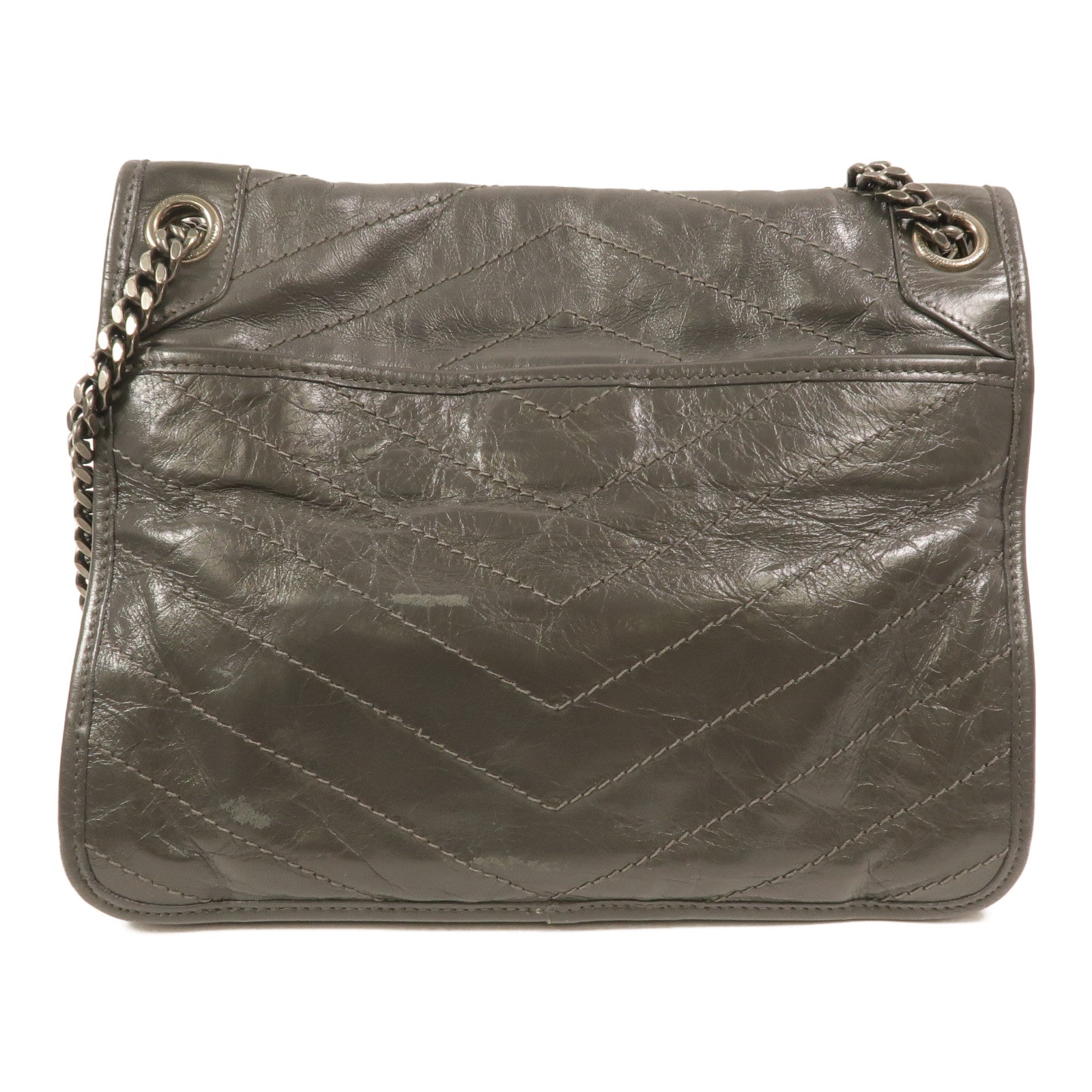 SAINT LAURENT 牛皮皮革Niki Medium Bag鏈帶肩背袋