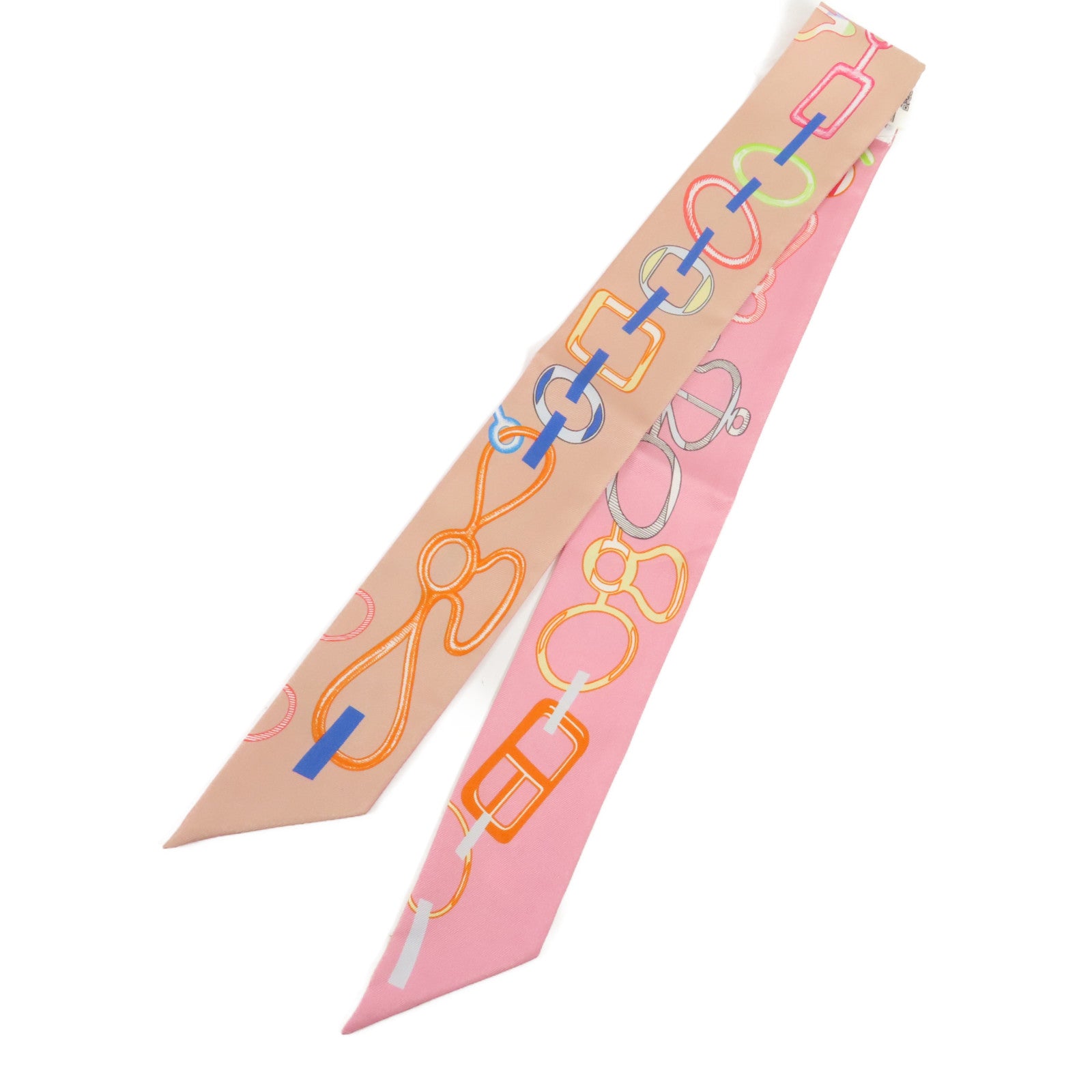 HERMES 絲質Twilly絲巾