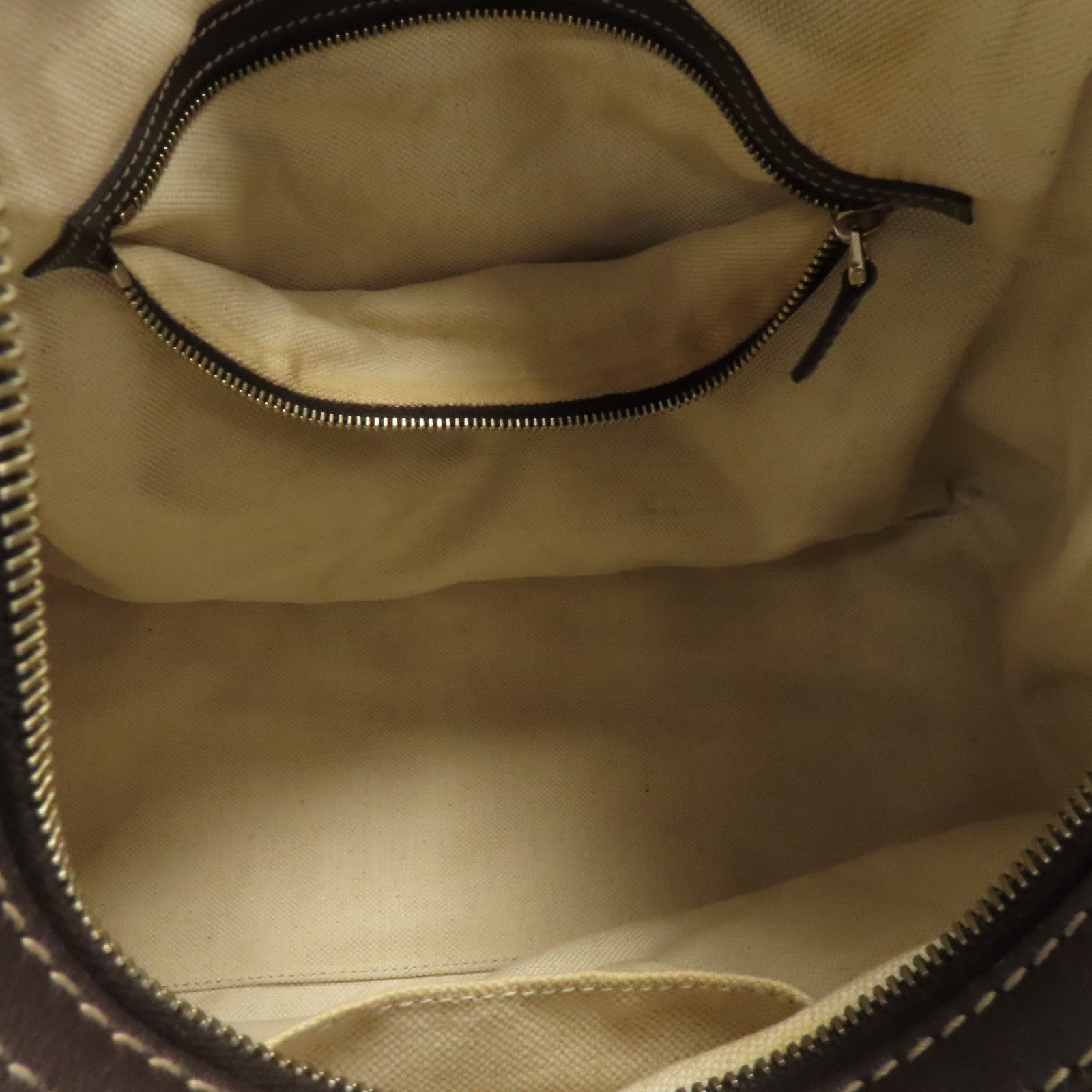 GUCCI 帆布Shoulder Bag金扣肩背袋棕色