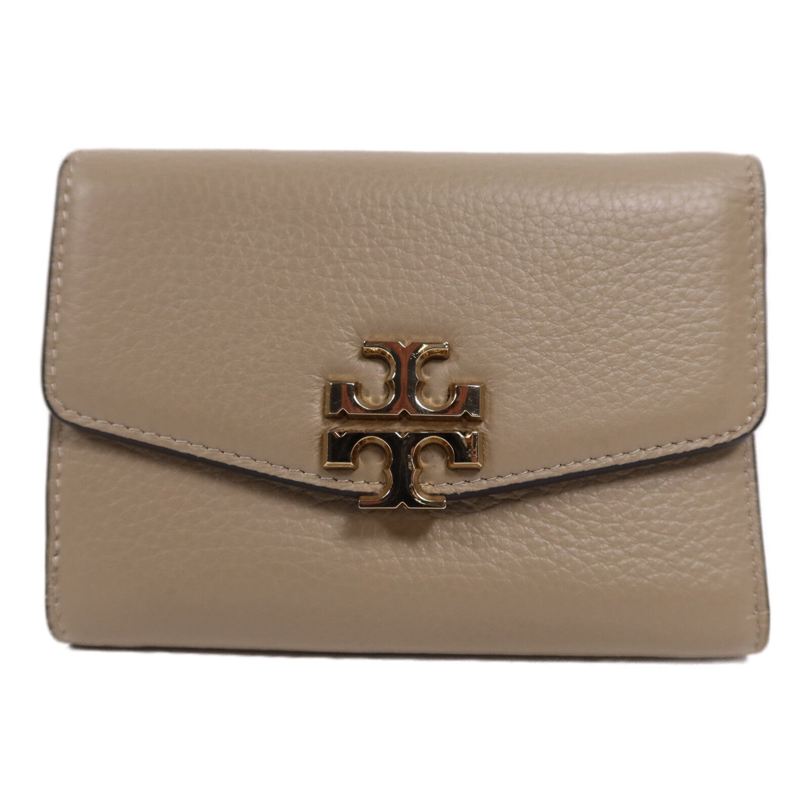 Tory Burch 羊皮皮革Wallet金扣錢包