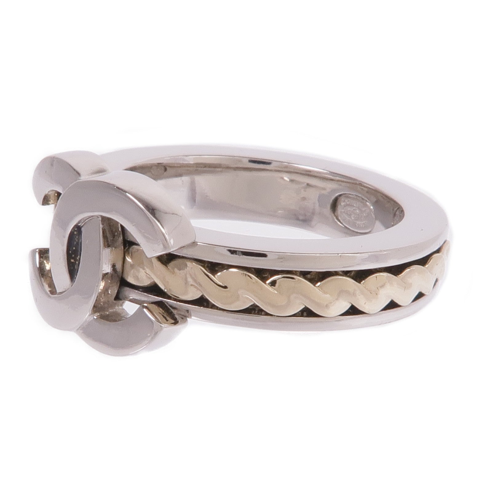 CHANEL 金屬Ring戒指US#6