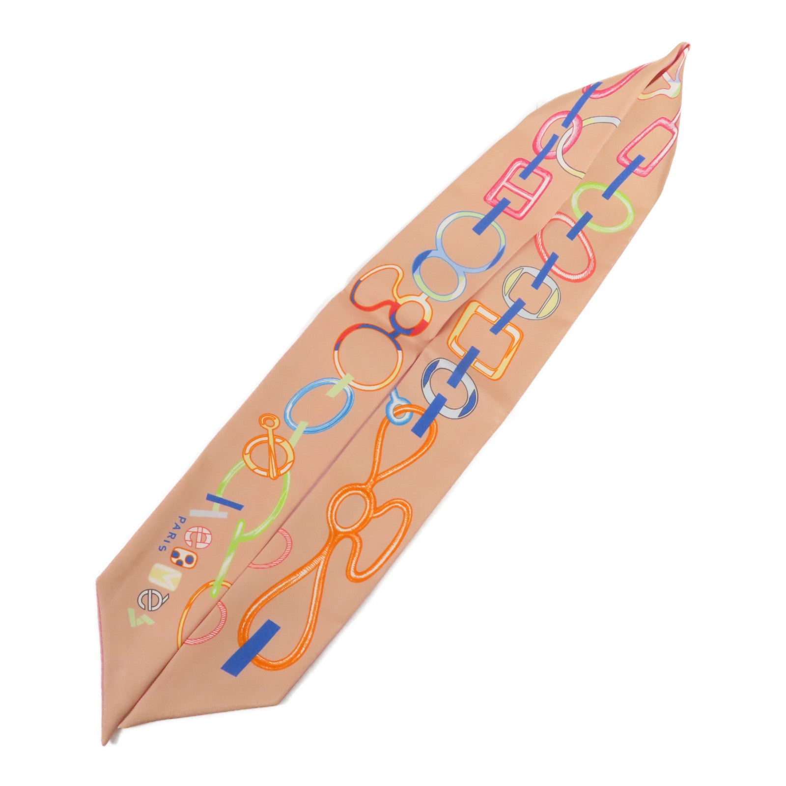 HERMES 絲質Twilly絲巾