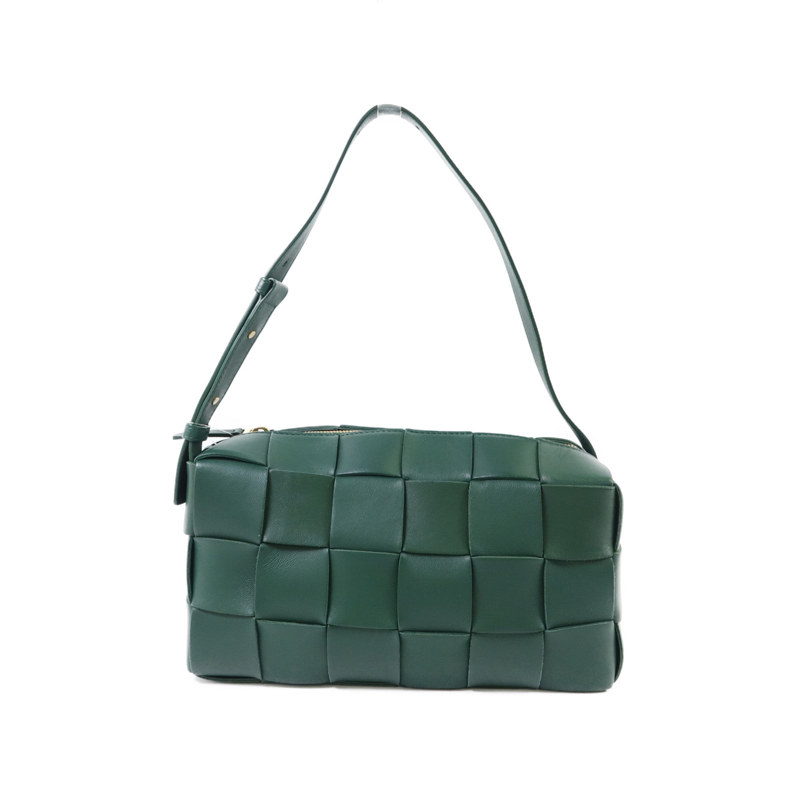 BOTTEGA VENETA 牛皮皮革Brick Cassette金扣肩背袋