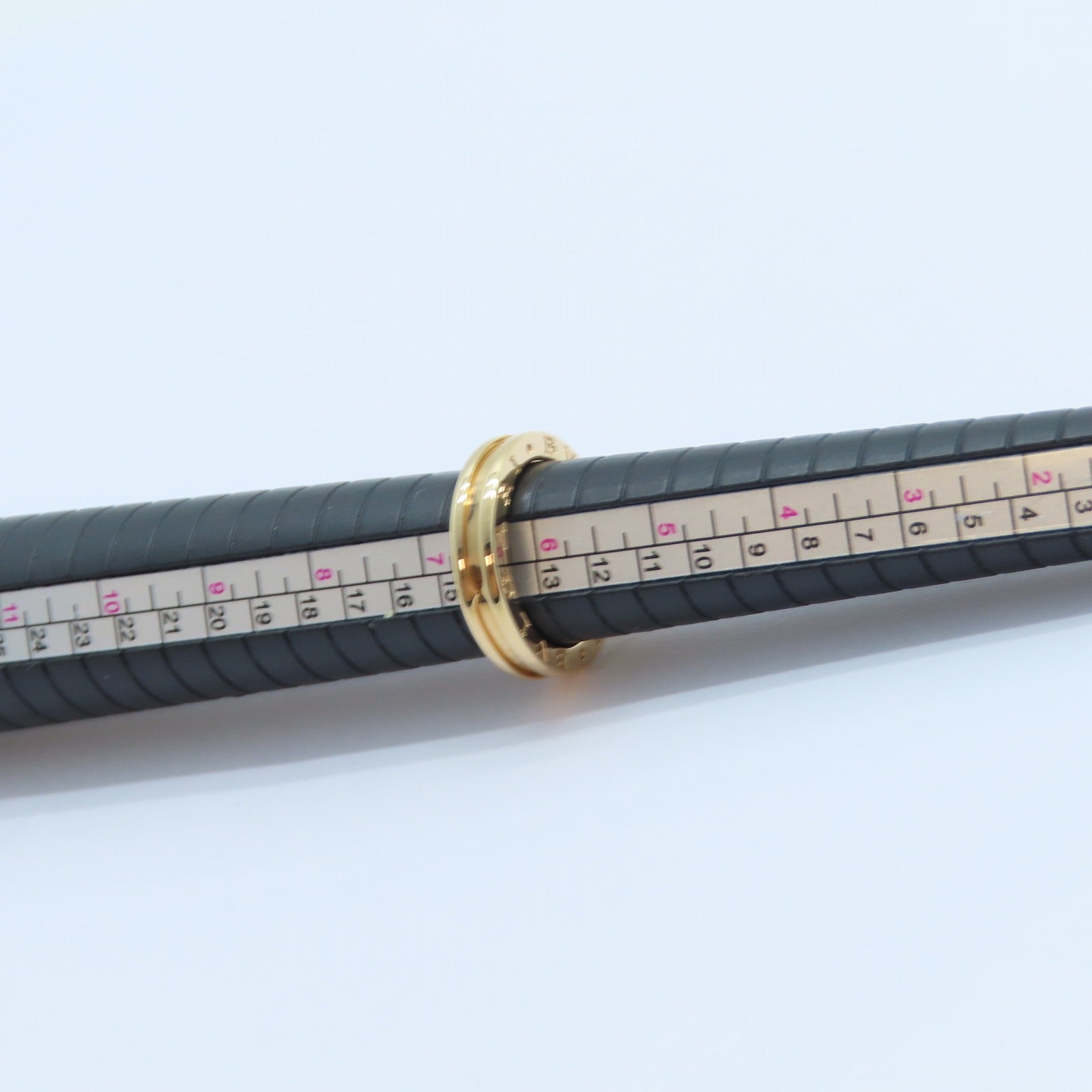 BVLGARI 18K玫瑰金B-zero1 1 Band Ring戒指Bvlgari#53/US#6.25