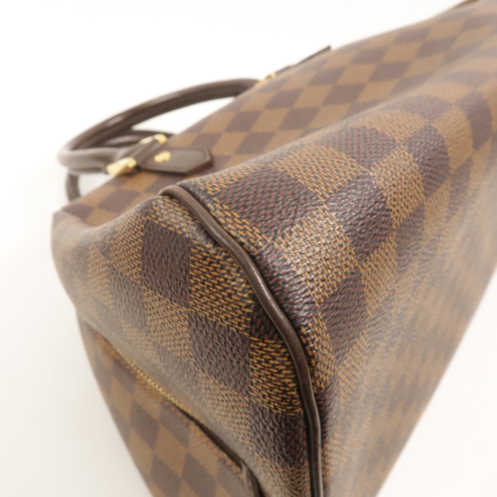 LOUIS VUITTON Damier Ribera MM金扣手挽袋