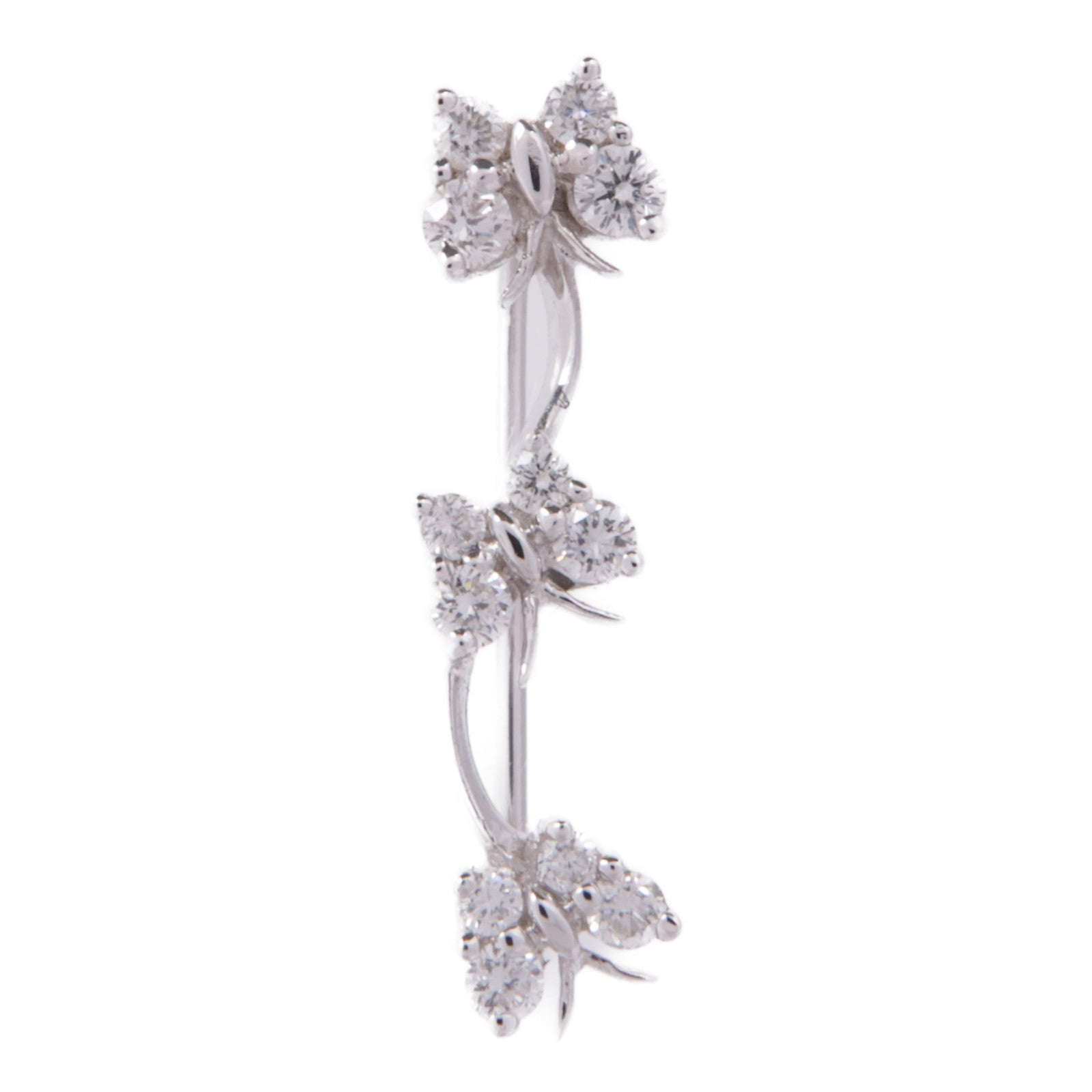 JEWELRY 18K白金/Diamond Single Earring鑽石耳環
