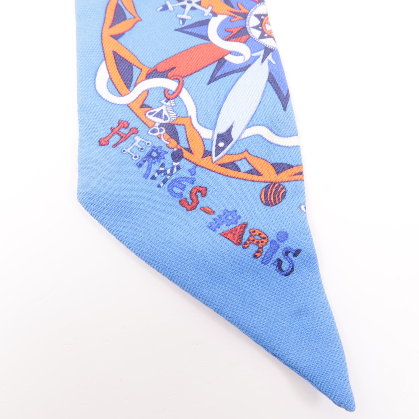 HERMES 絲質Twilly絲巾