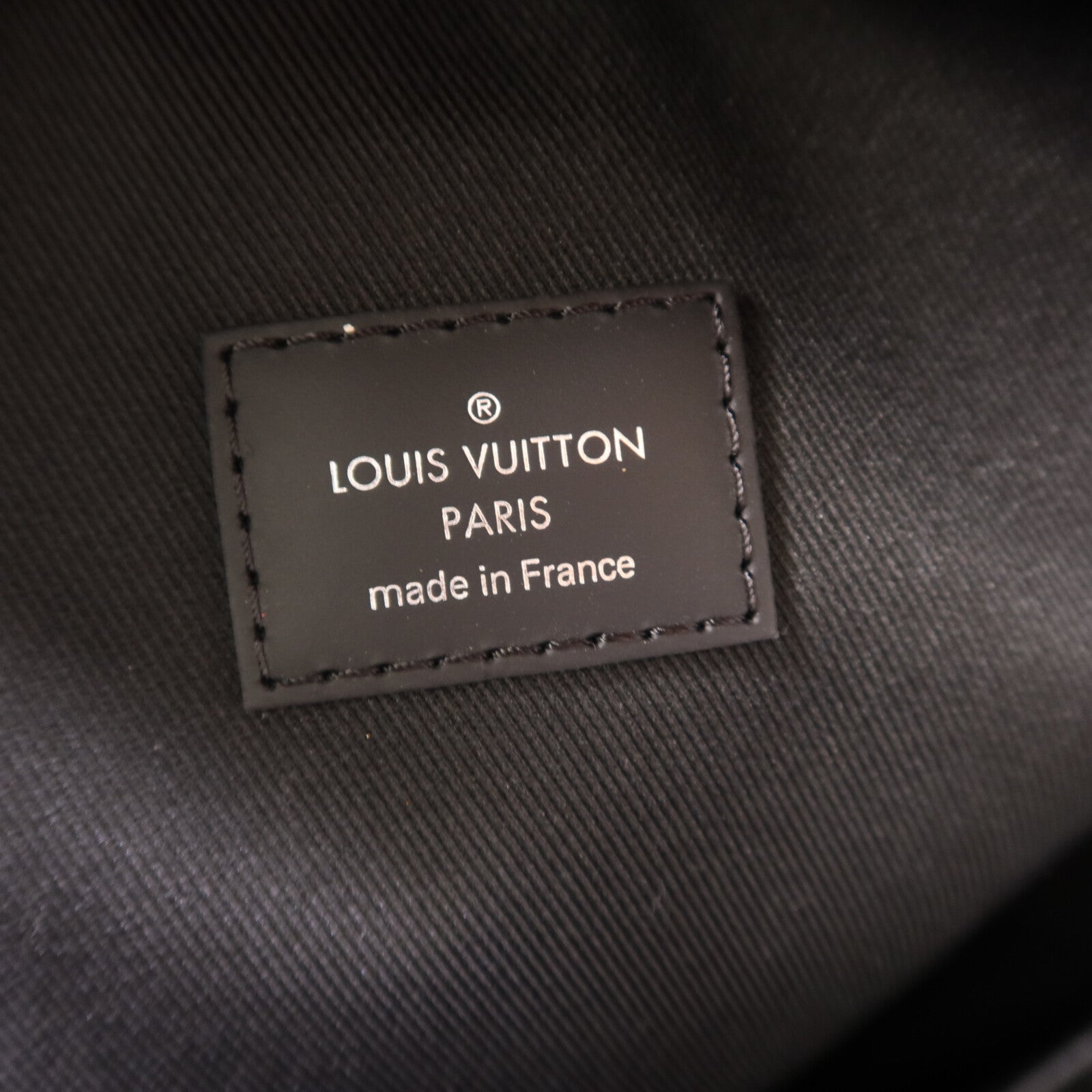 LOUIS VUITTON Damier Graphite Josh銀扣背包