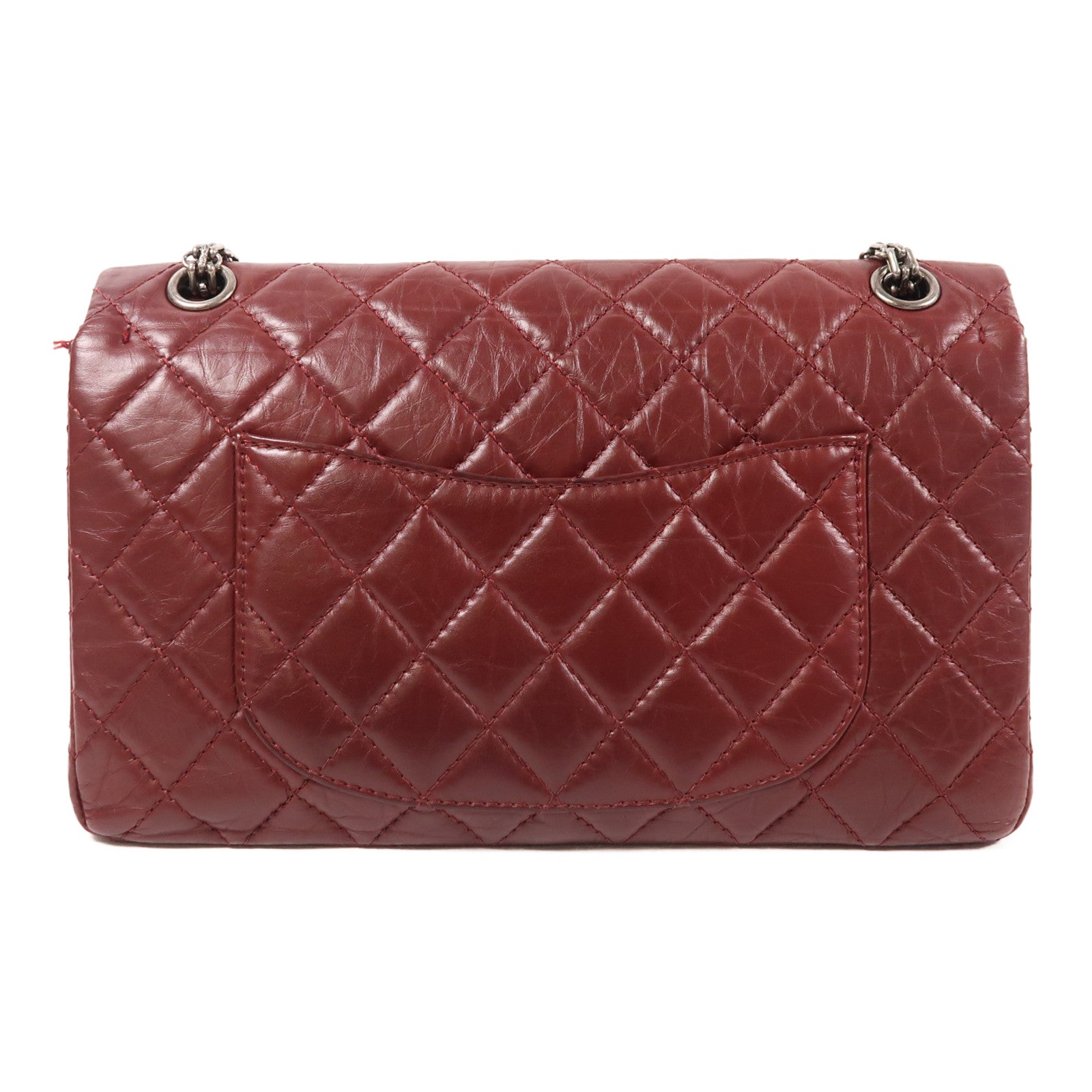 CHANEL 牛皮皮革2.55鏈帶肩背袋