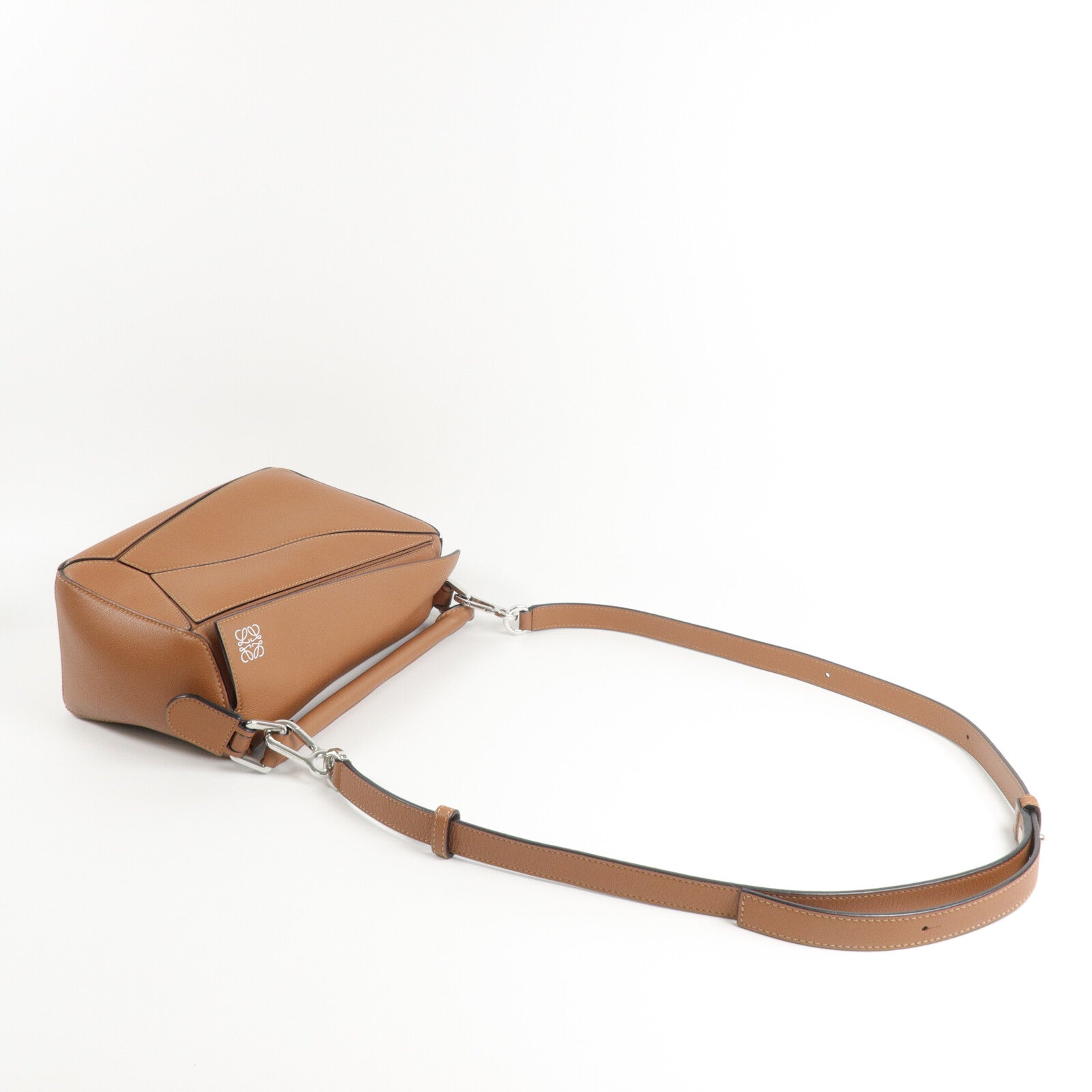 LOEWE 牛皮皮革Puzzle Small手挽肩背兩用袋