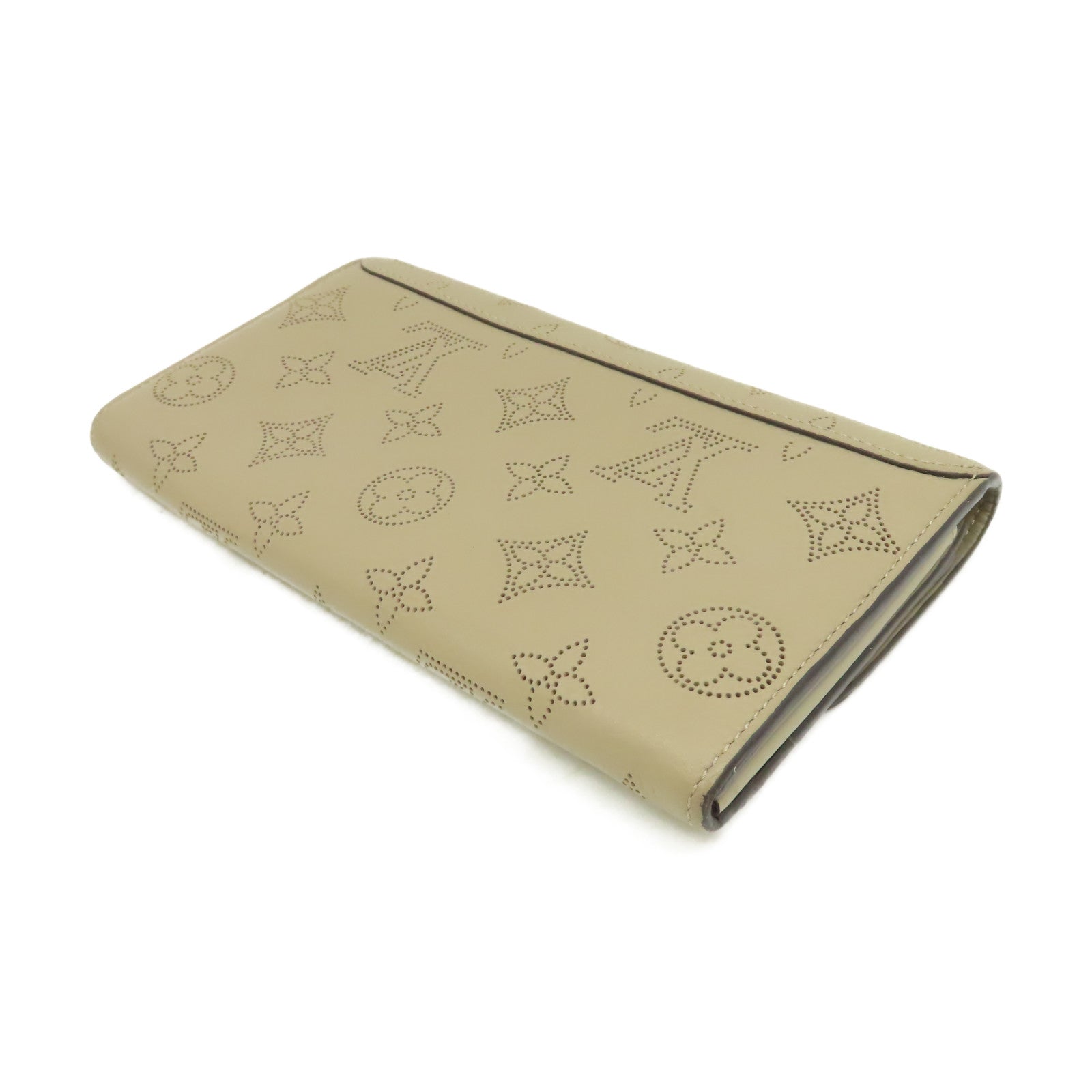 LOUIS VUITTON 【激減優惠】Mahina Portefeuille Iris Long Wallet長錢包杏色