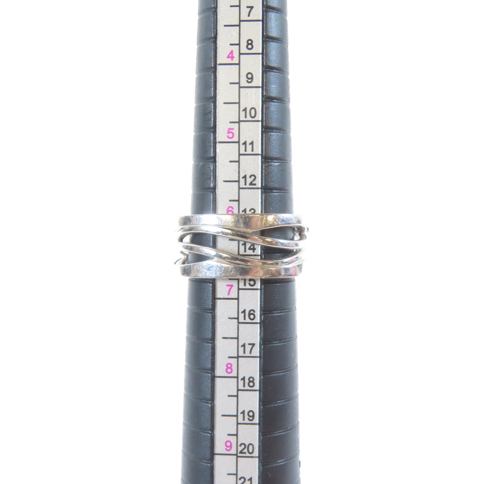 BVLGARI 18K白金B-zero1 Ring戒指Bvlgari#54/US#6.25