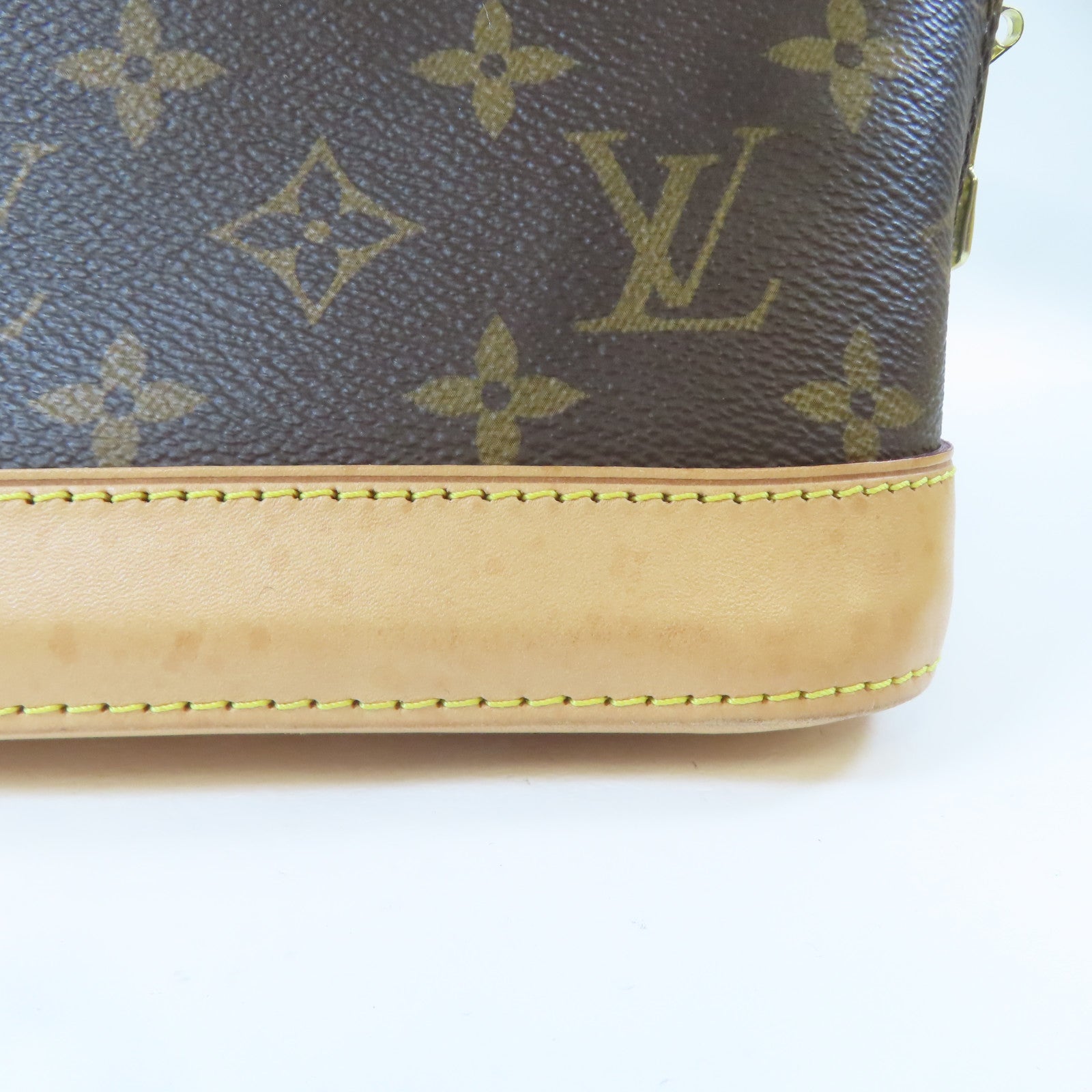 LOUIS VUITTON 【激減優惠】Monogram Alma BB金扣手挽肩背兩用袋啡色