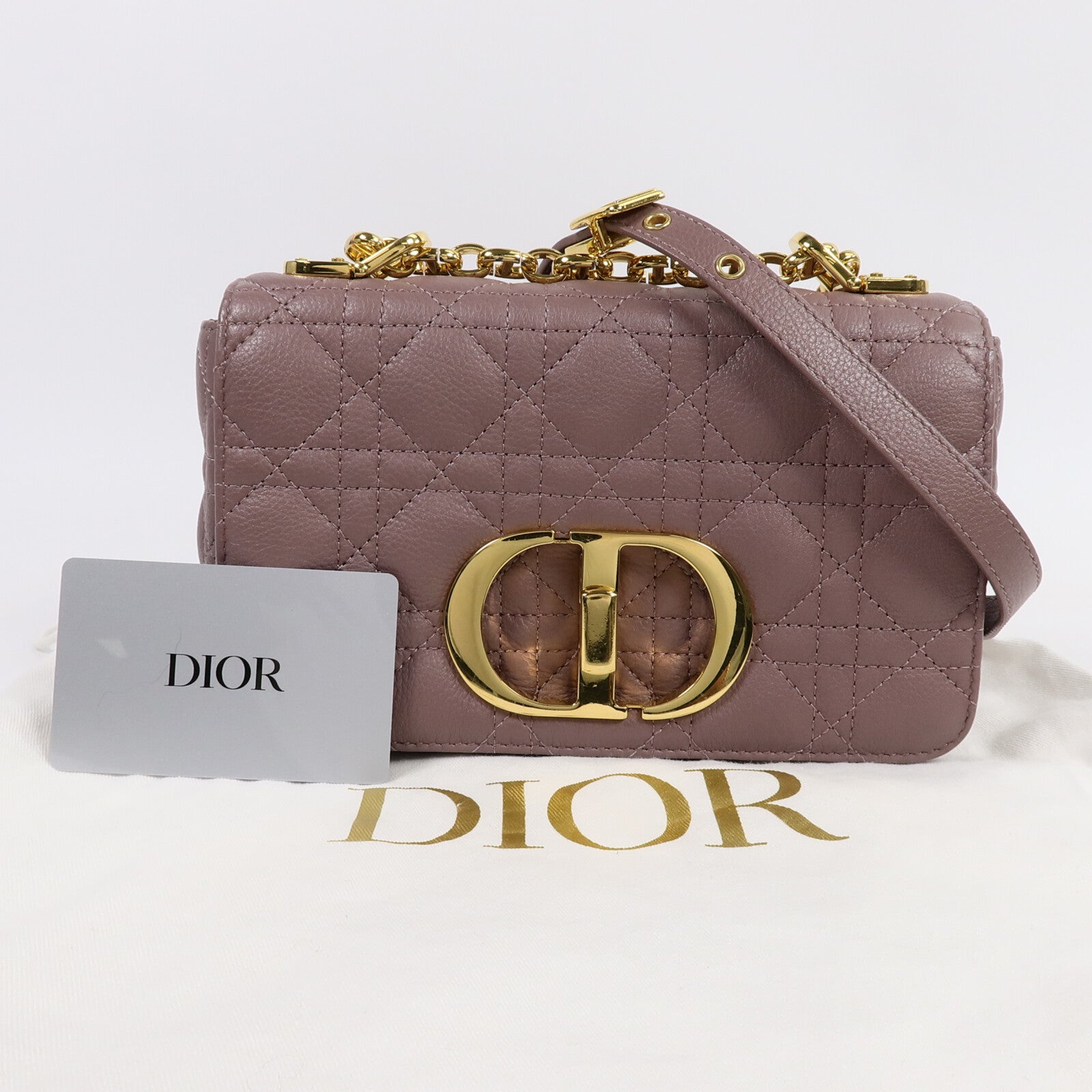 Dior 牛皮皮革Caro Small肩背袋
