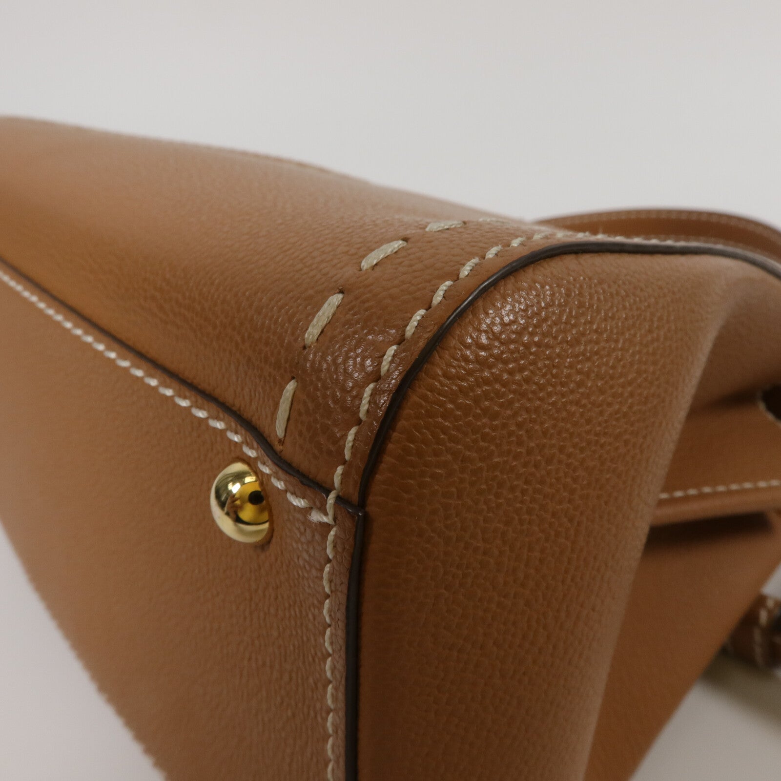 Delvaux 牛皮皮革Brillant Mini手挽肩背兩用袋