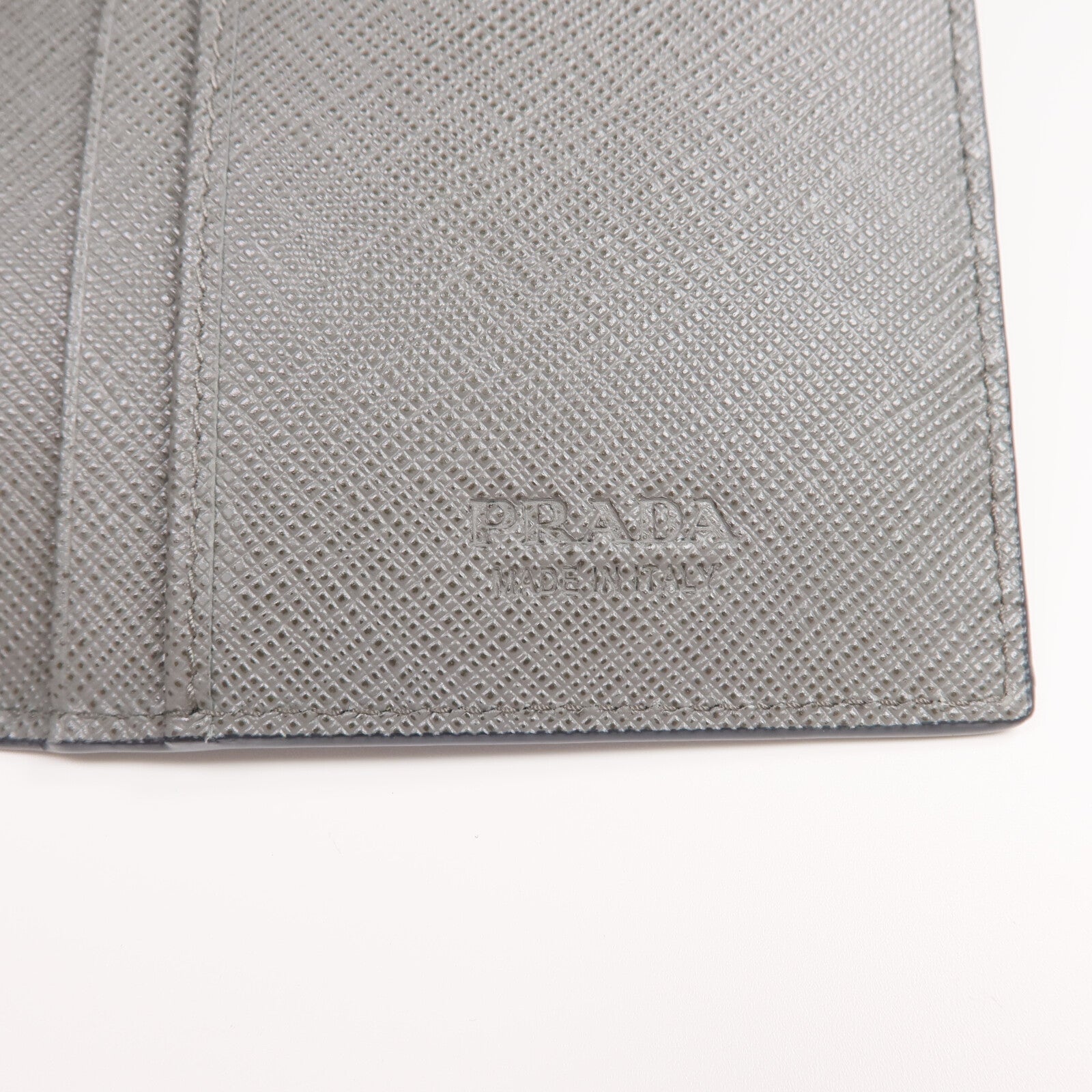 PRADA 【激減優惠】Saffiano皮革Long Wallet銀扣長錢包