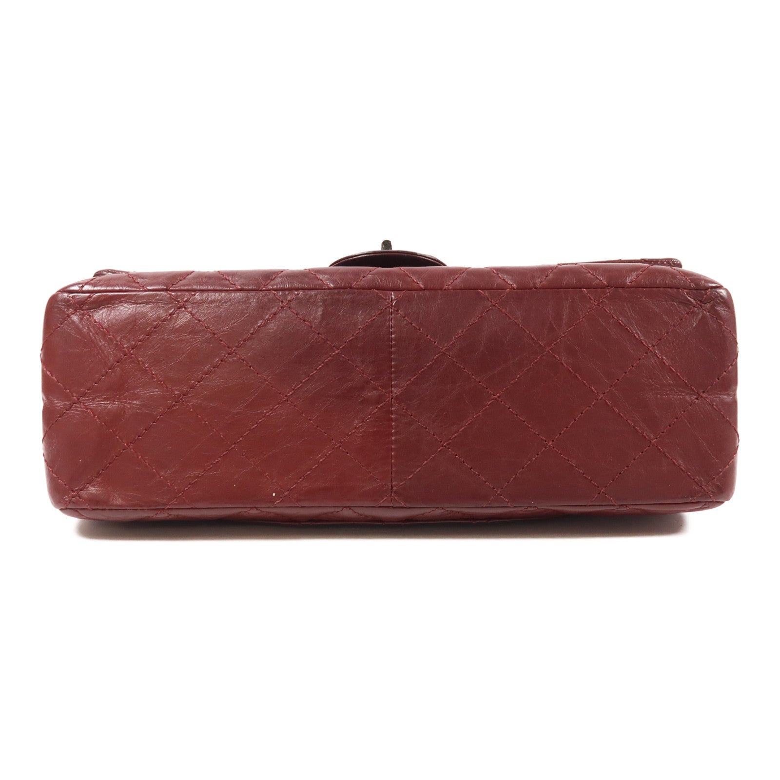 CHANEL 牛皮皮革2.55鏈帶肩背袋