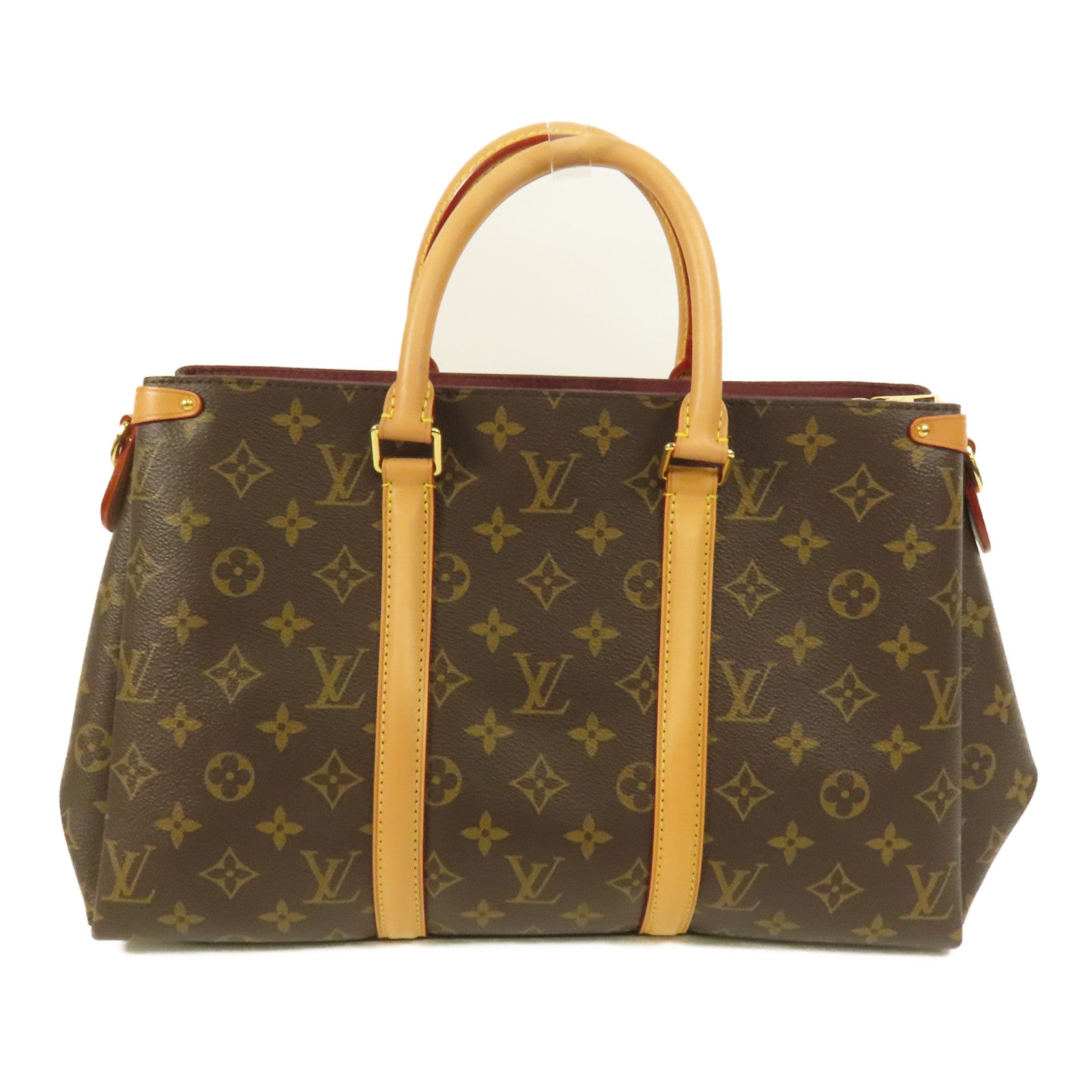 LOUIS VUITTON Monogram Soufflot MM金扣手挽肩背兩用袋