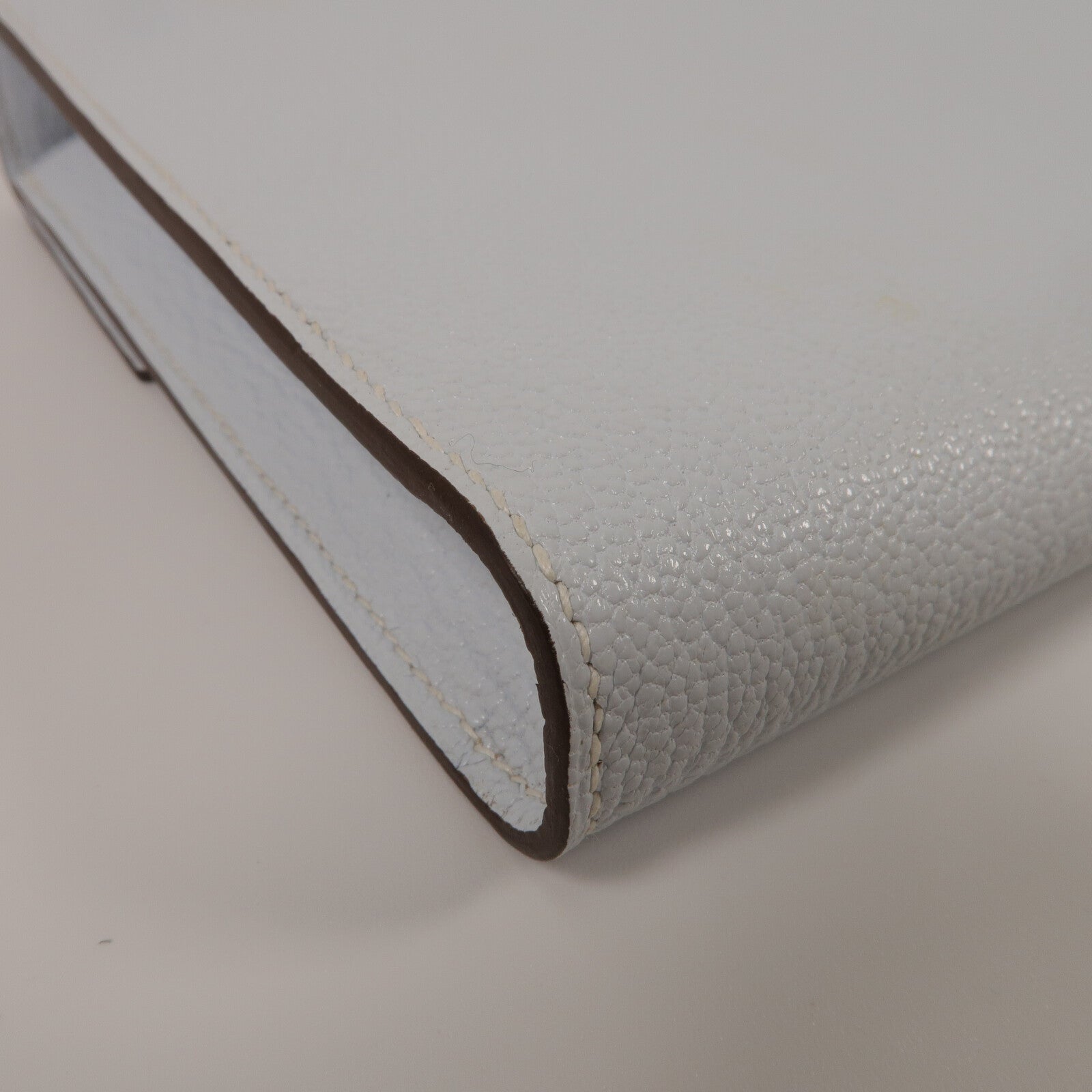 HERMES Chevre皮革Clic 16肩背袋Bleu Brume