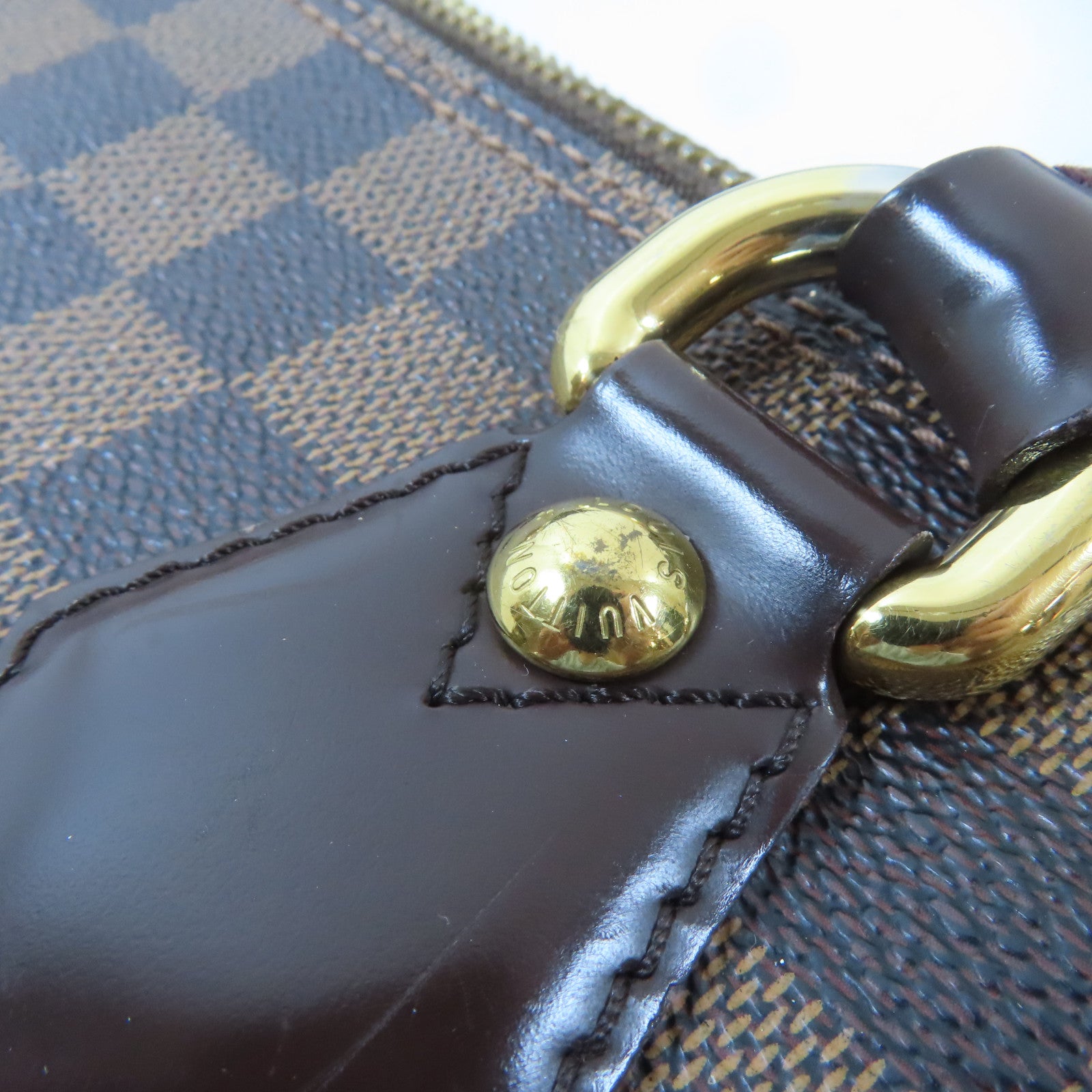 LOUIS VUITTON (PRICE DOWN) LV GHW Saleya MM Handbag N51188 Damier Brown