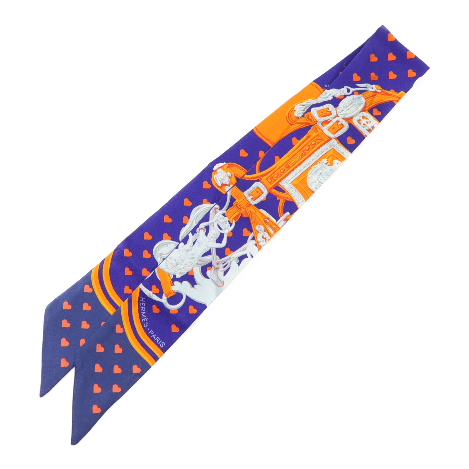 HERMES 絲質Twilly絲巾