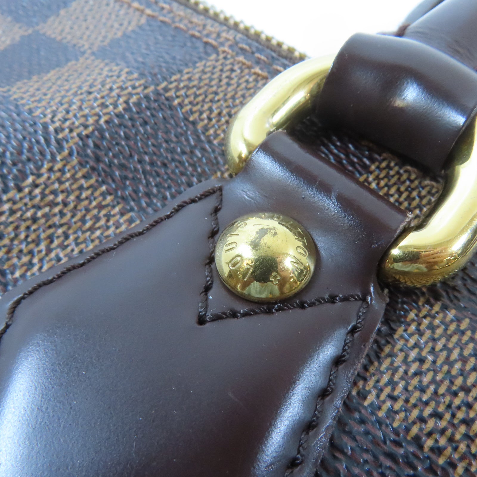 LOUIS VUITTON (PRICE DOWN) LV GHW Saleya MM Handbag N51188 Damier Brown