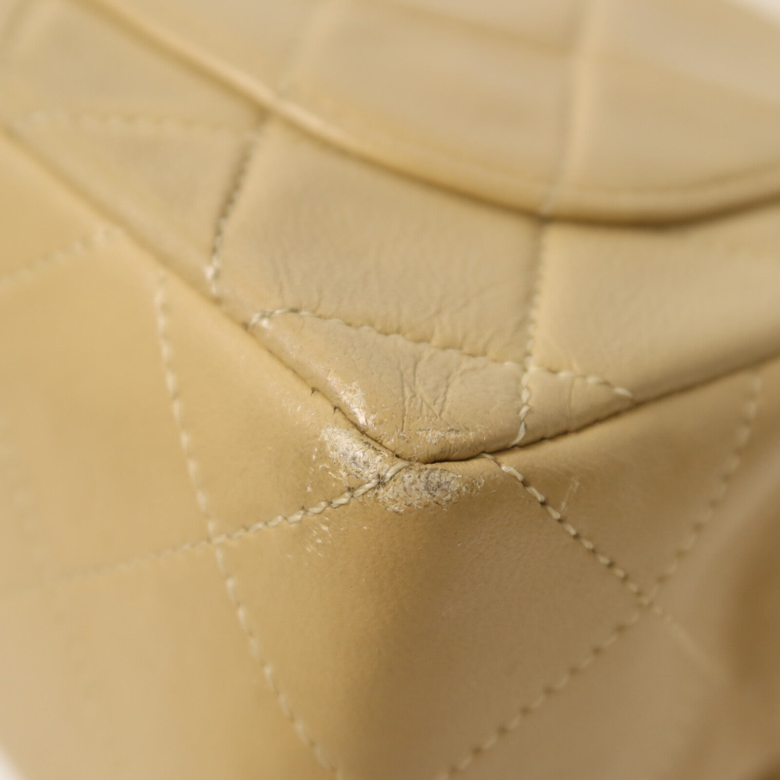 CHANEL 羊皮皮革Vintage Chain Shoulder鏈帶肩背袋