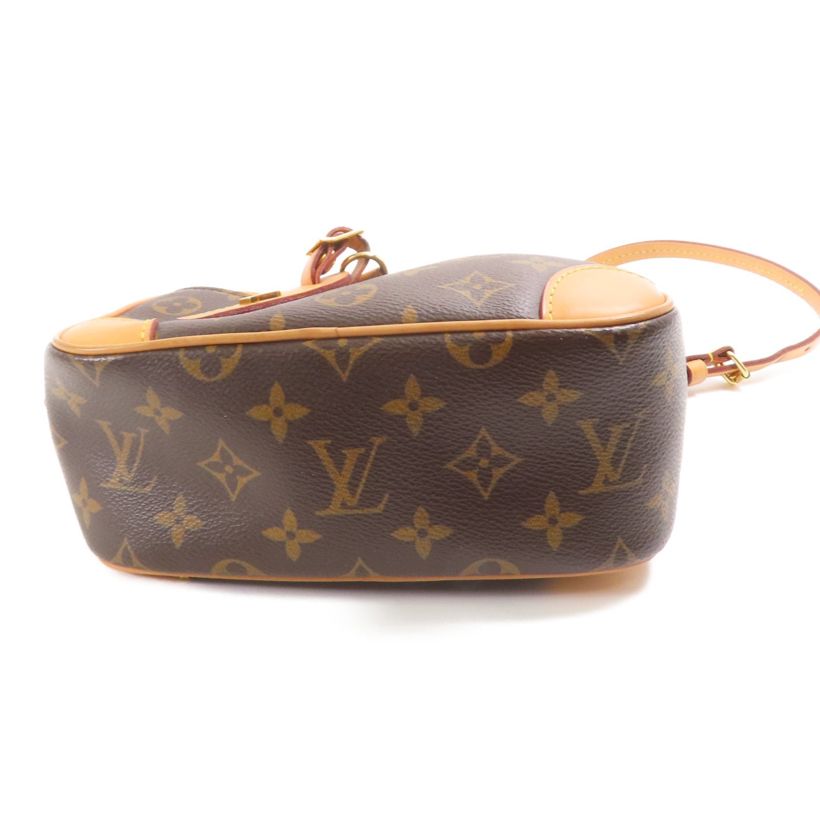 LOUIS VUITTON LV GHW Deauville Mini Shoulder Bag M45528 Monogram Brown