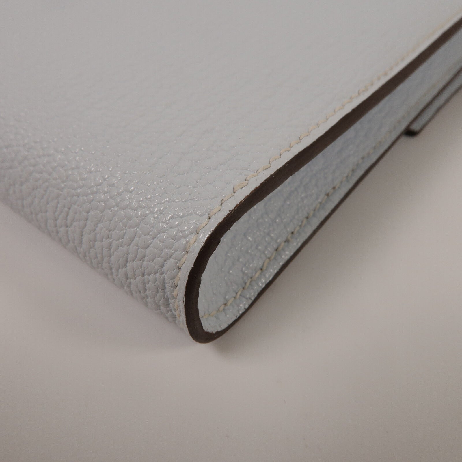 HERMES Chevre皮革Clic 16肩背袋Bleu Brume