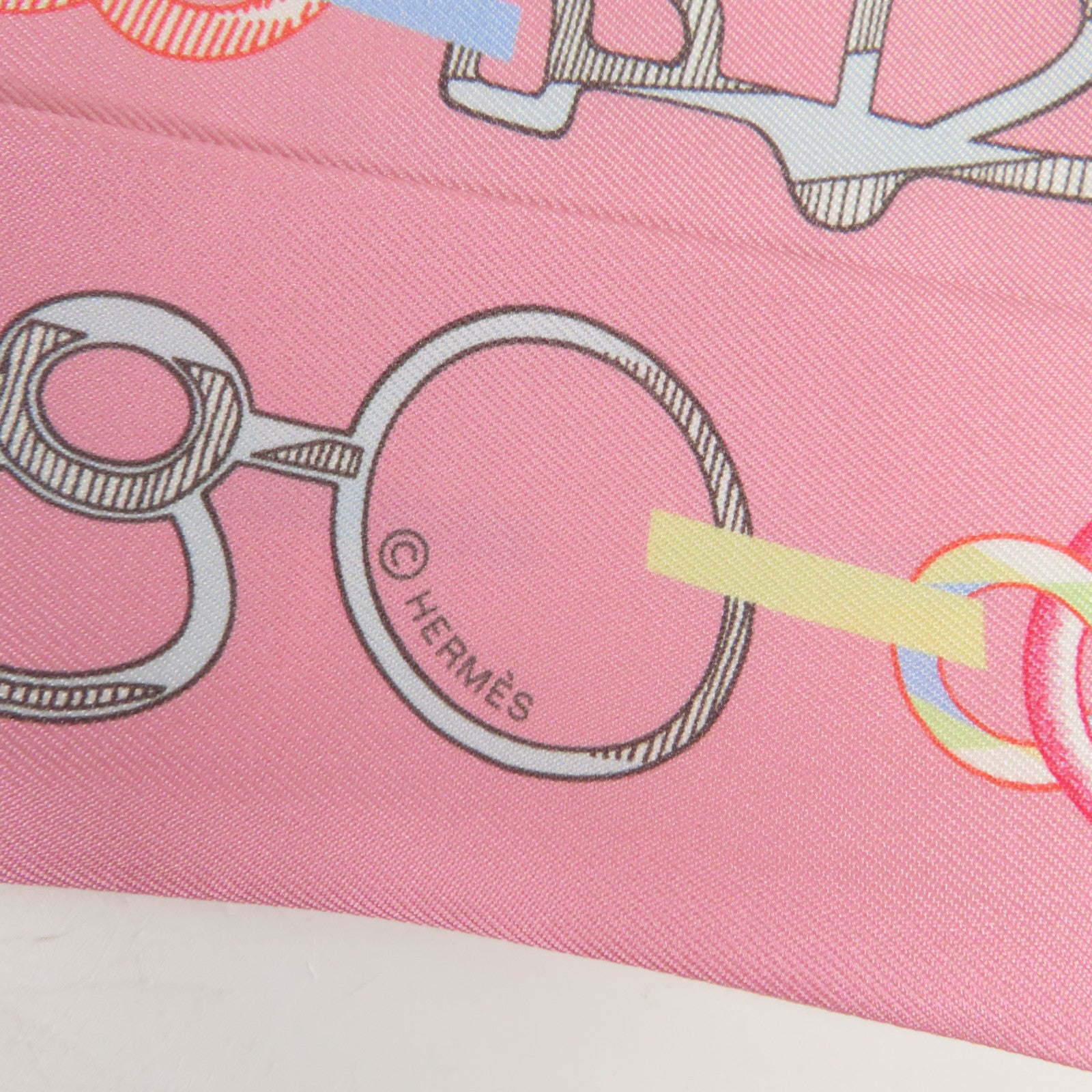 HERMES 絲質Twilly絲巾