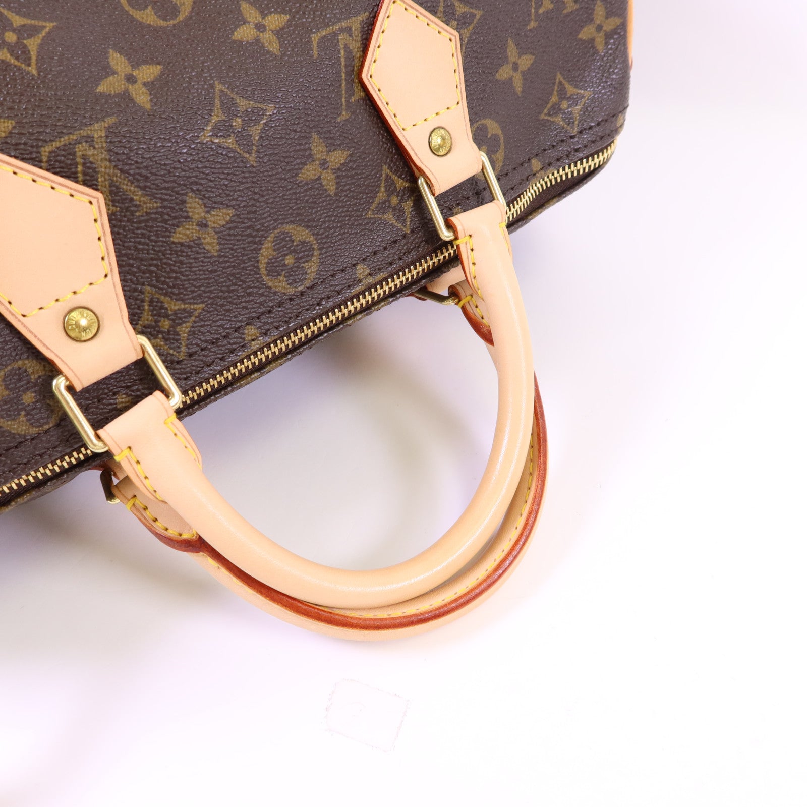 LOUIS VUITTON Monogram Speedy 30金扣手挽袋