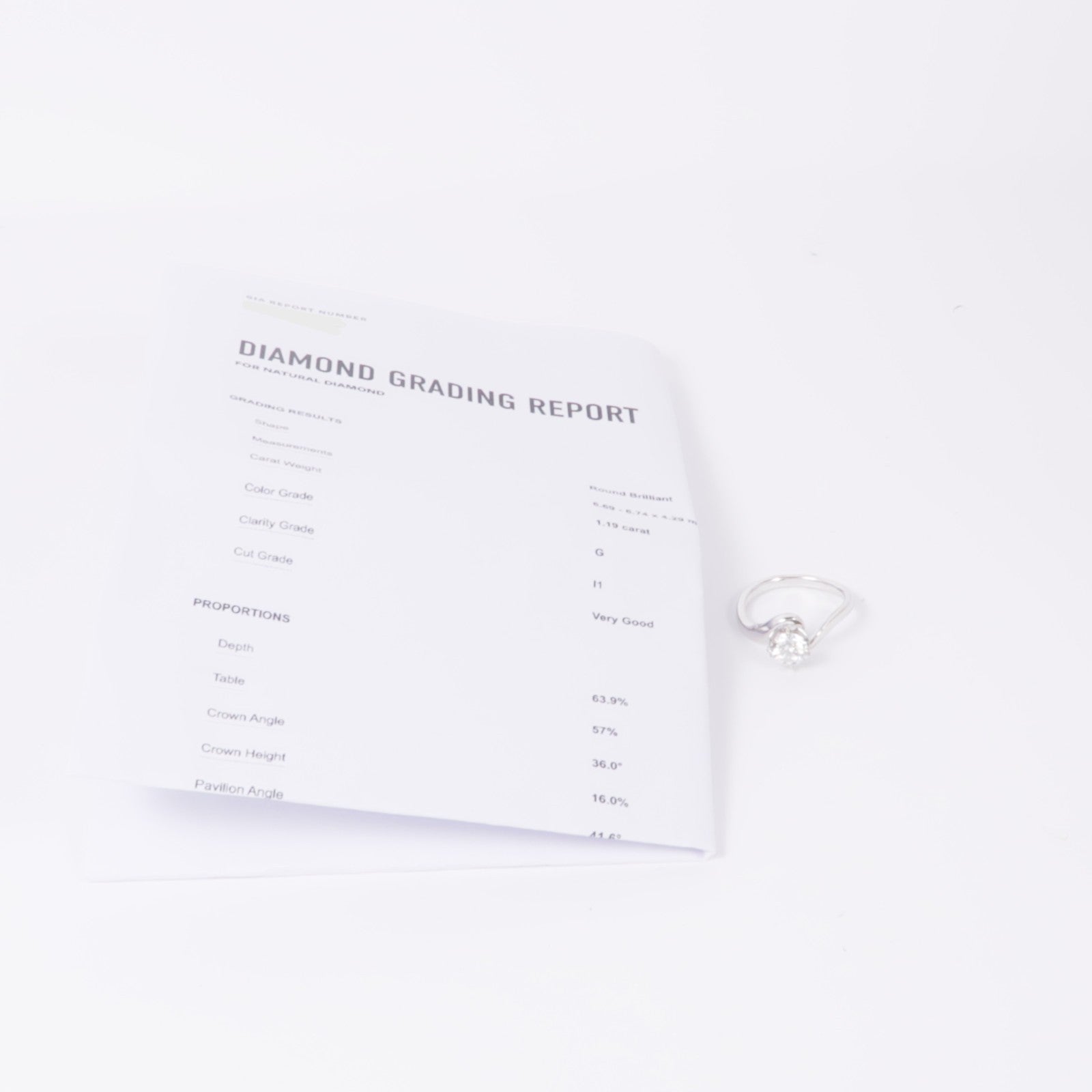 JEWELRY 18K白金Diamond Ring鑽石戒指US#7.75