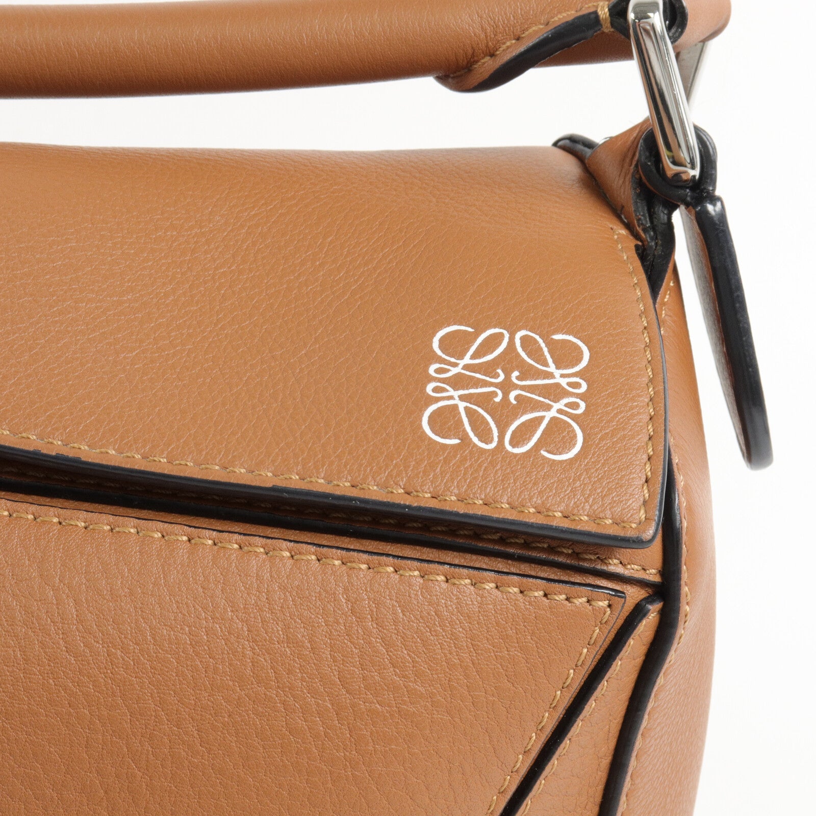 LOEWE 牛皮皮革Puzzle Small手挽肩背兩用袋