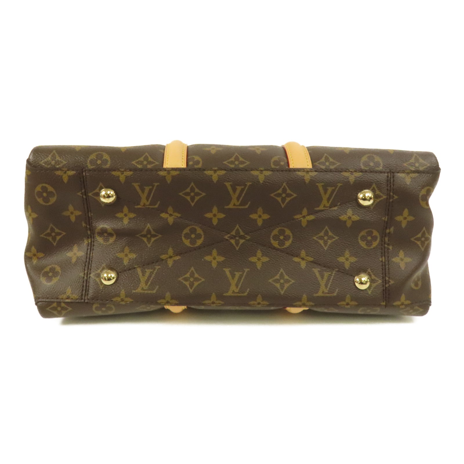LOUIS VUITTON Monogram Soufflot MM金扣手挽肩背兩用袋