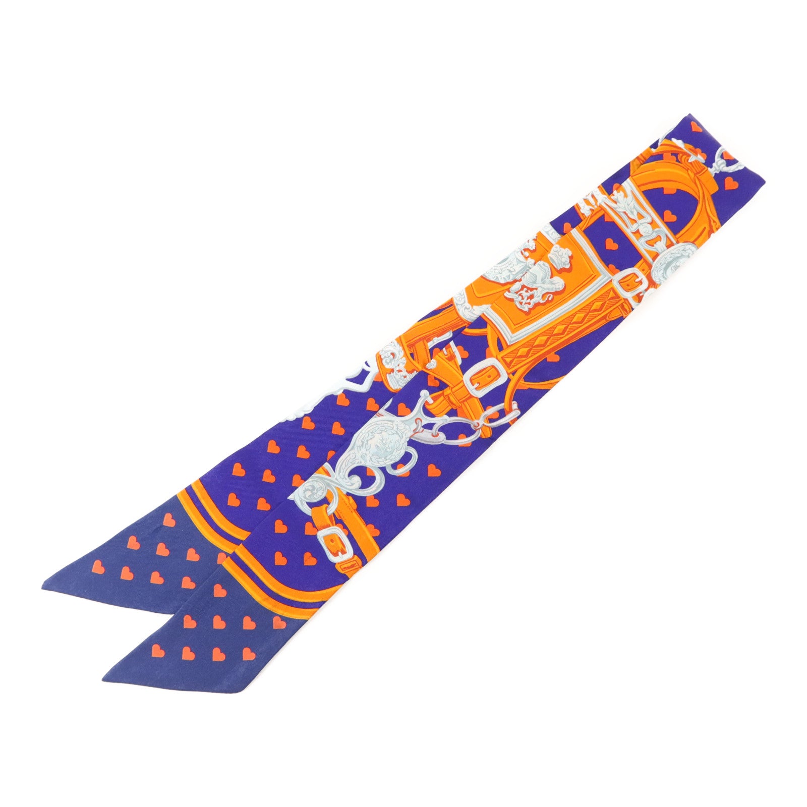 HERMES 絲質Twilly絲巾