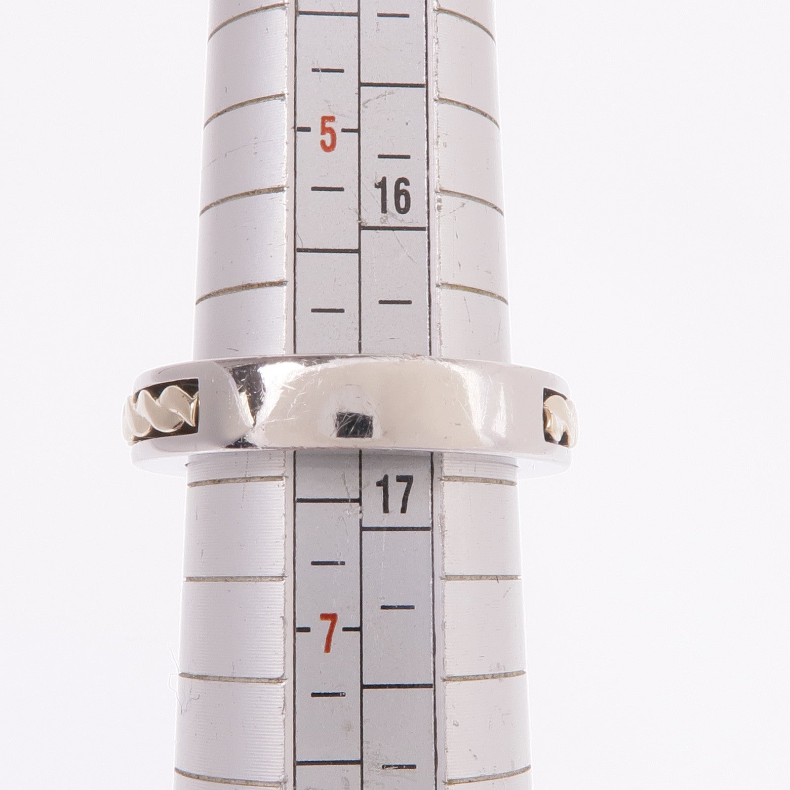 CHANEL 金屬Ring戒指US#6