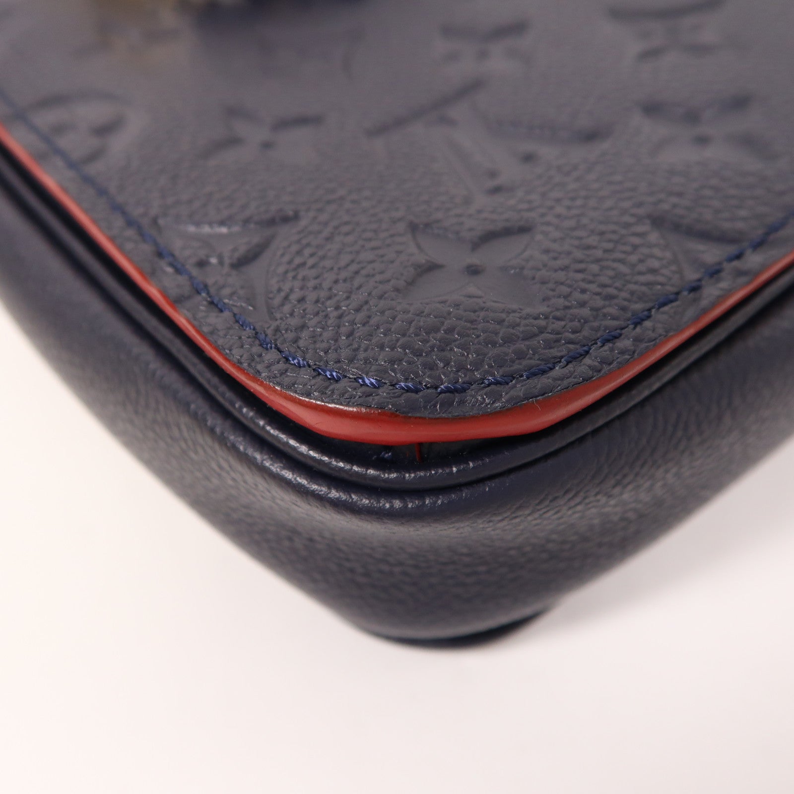 LOUIS VUITTON Monogram Empreinte Pochette Metis金扣手挽肩背兩用袋