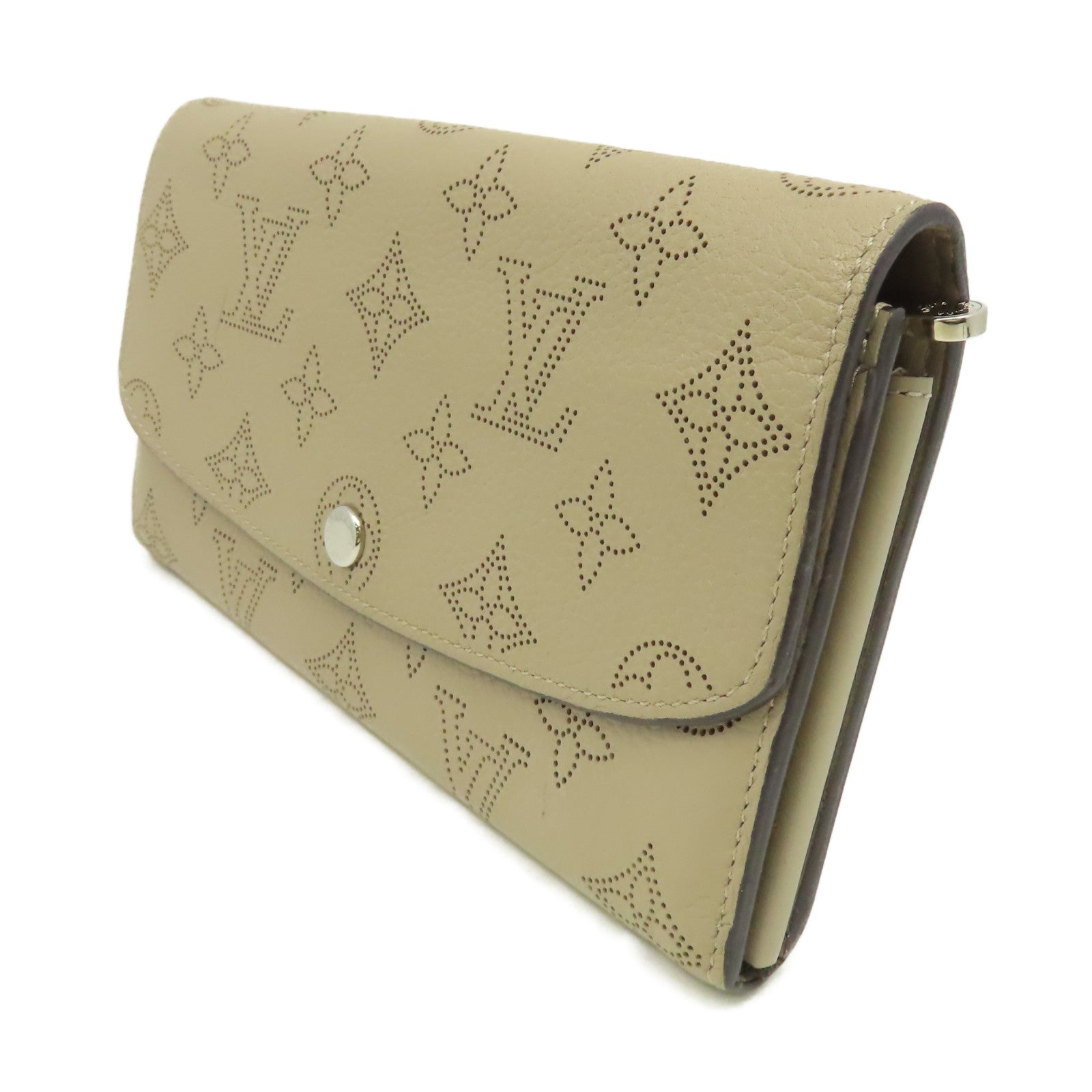LOUIS VUITTON 【激減優惠】Mahina Portefeuille Iris Long Wallet長錢包杏色