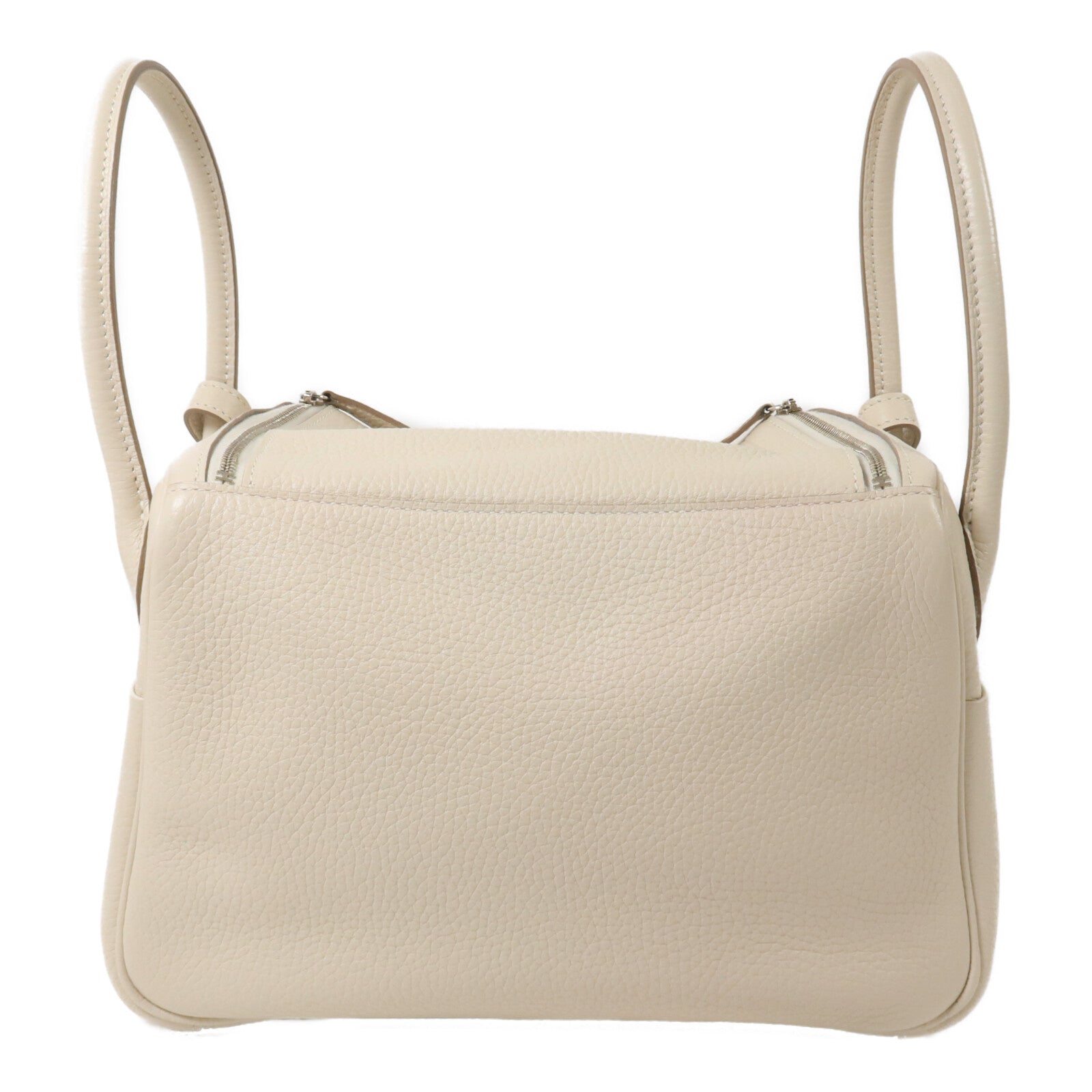 HERMES Clemence皮革Lindy 26手挽肩背兩用袋Beton